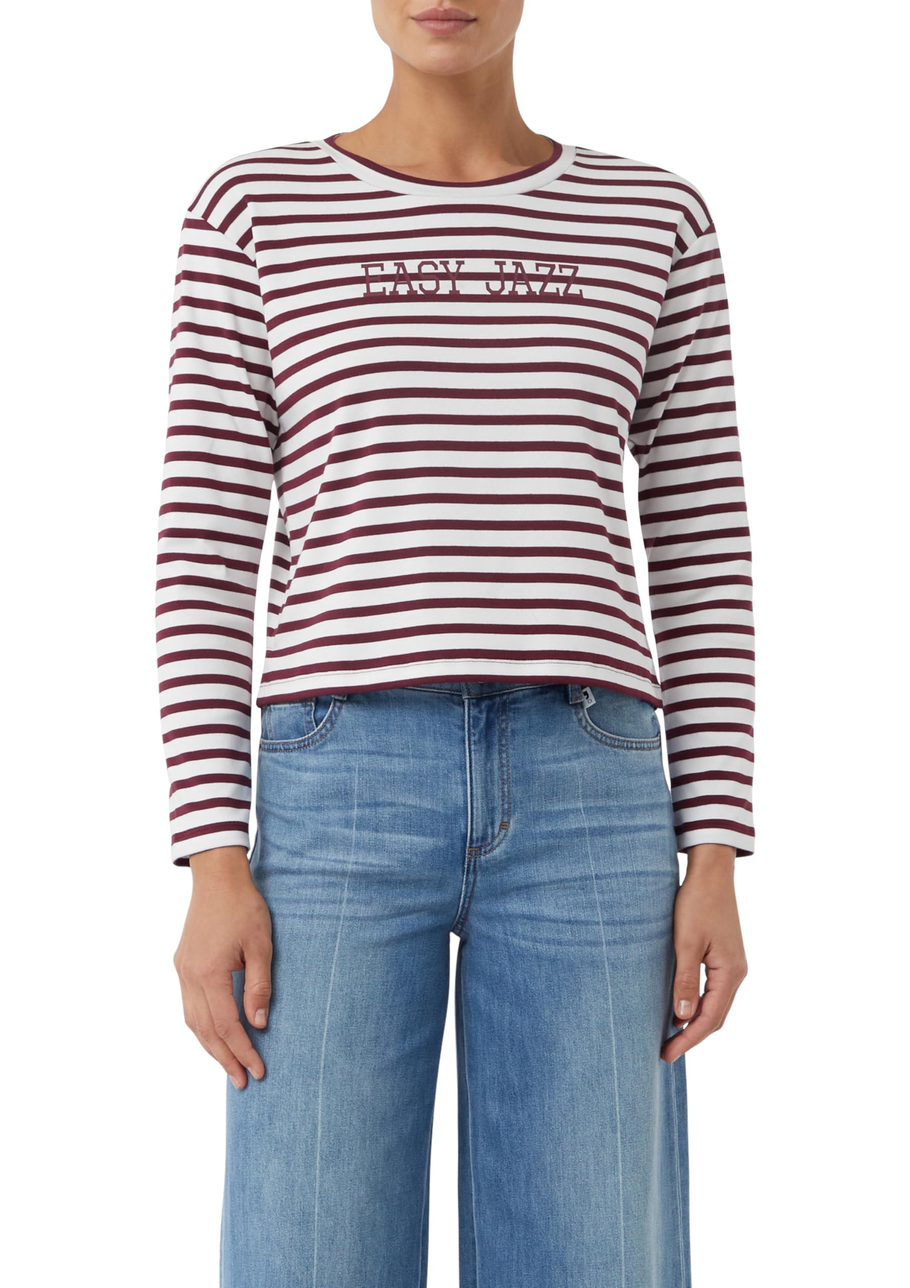 comma-streifenshirt-frontprint-verk-rzt-gr-42 image 1