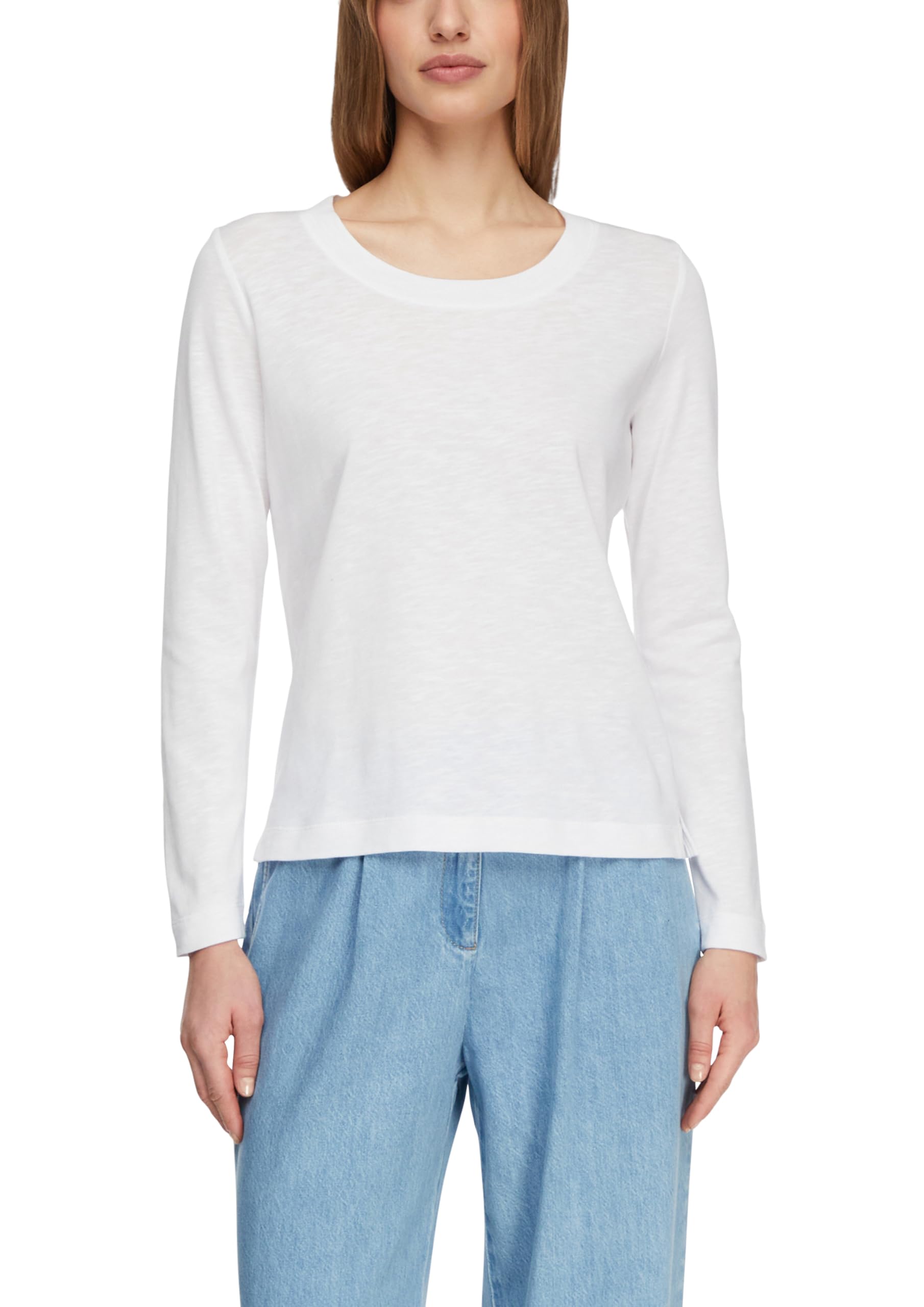 comma-tops-t-shirt-langarm-2177491-basic-schwarz image 1