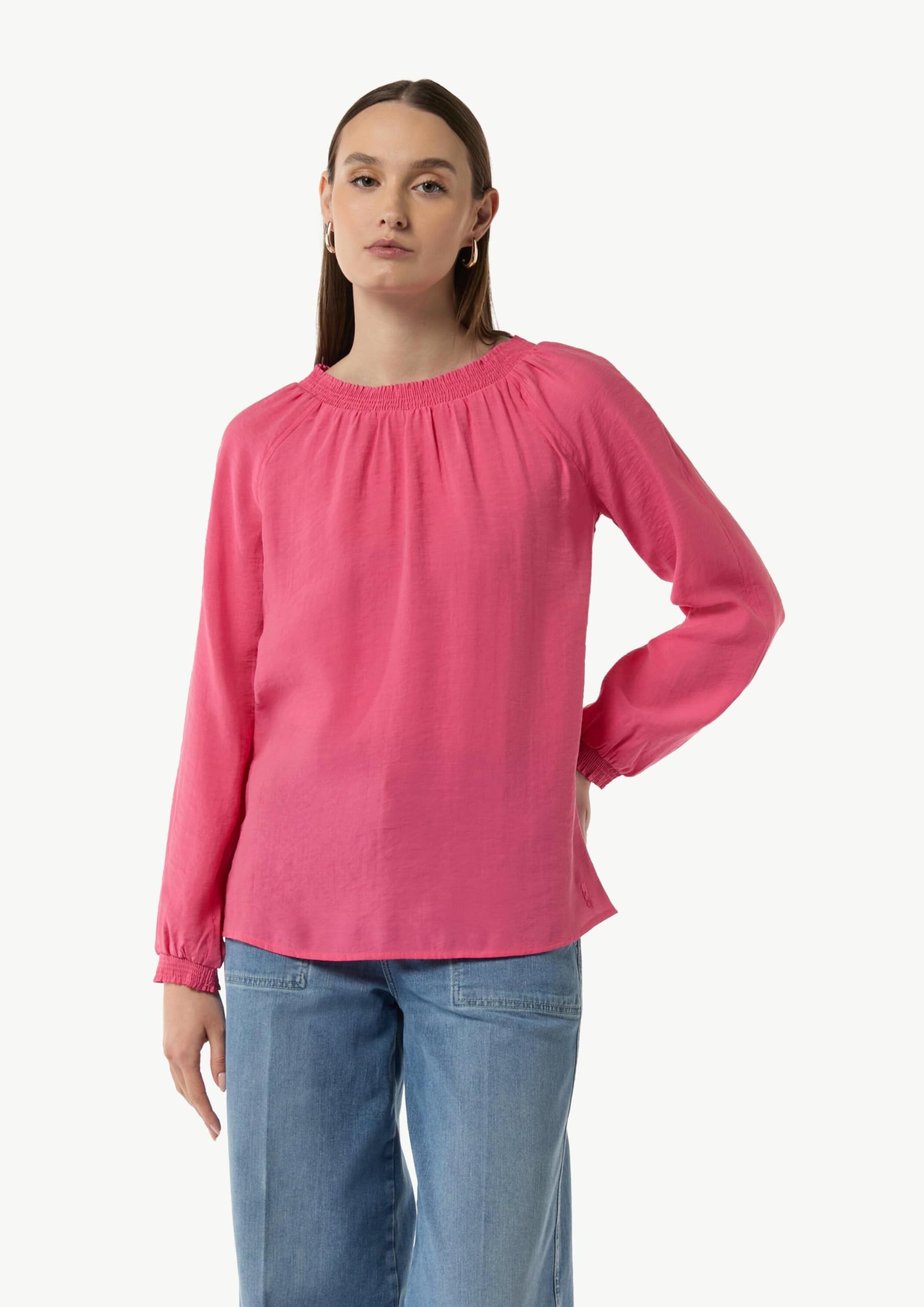 comma-blouses-bluse-elastischer-ausschnitt-gr-e-42-regular-fit image 5