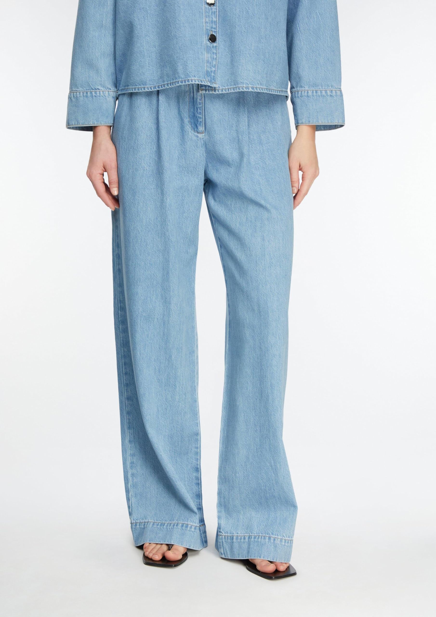 comma-jeans-wide-leg-high-rise-gr-e-38-lyocell-denim image 5