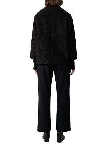 comma-boucl-jacke-kurz-damen-gr-44-mit-rippb-ndchen image 8