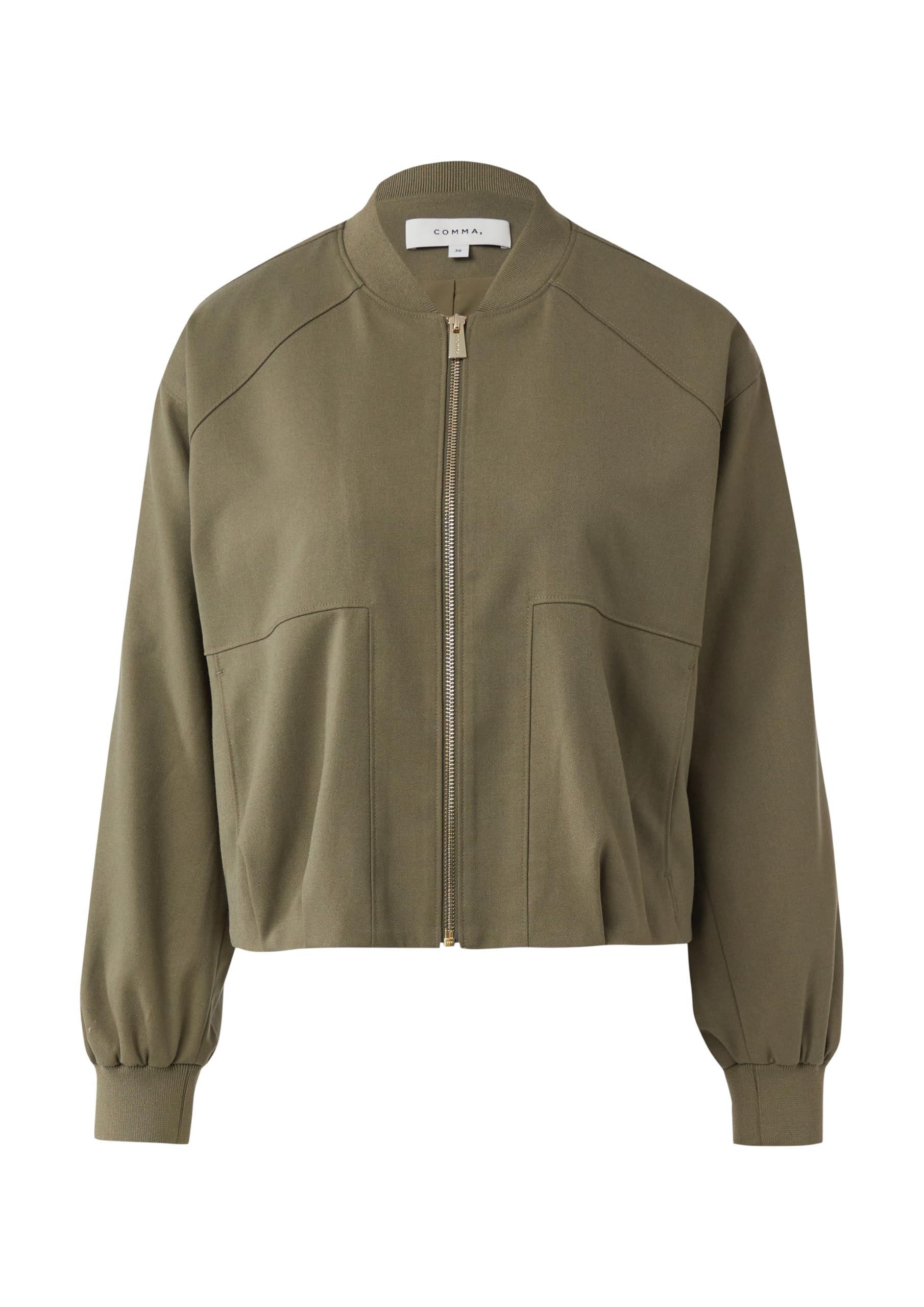 comma-indoor-jacke-bomberjacke-oliv-42-boxy image 4