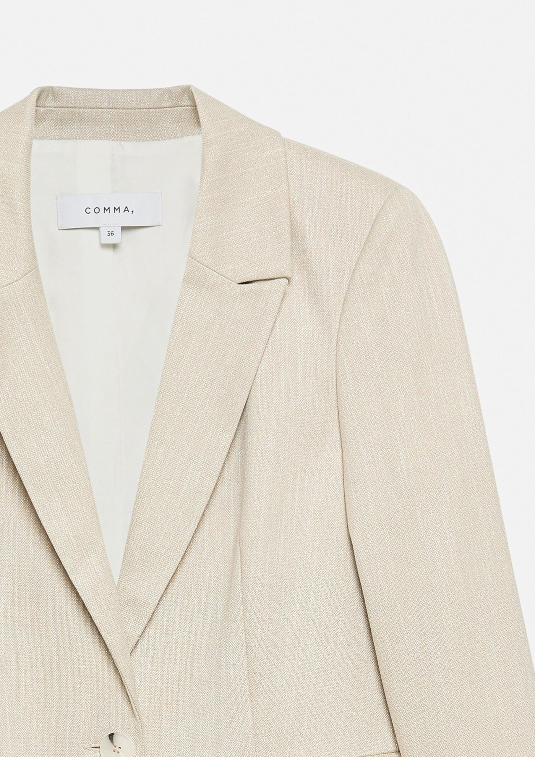 comma-blazer-mit-glitzergarn-tailliert-festlich-damen image 5