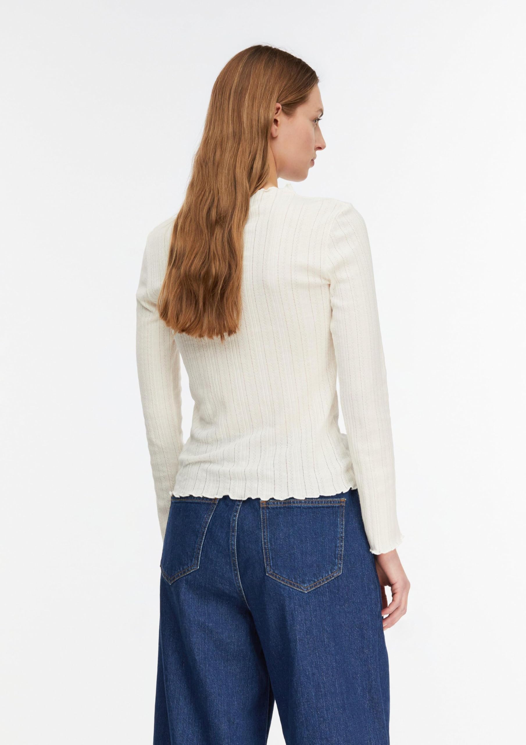 comma-2175710-ripp-shirt-langarm-damen-creme-0403 image 7