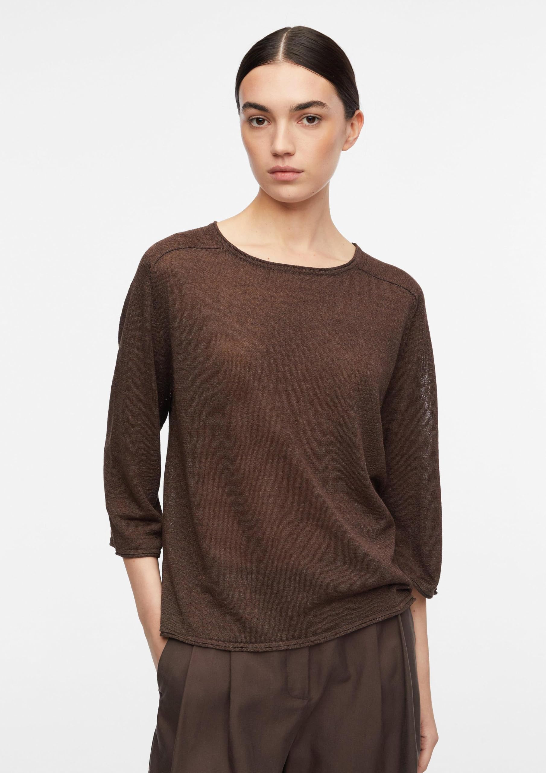 comma-strickpullover-damen-leinenmix-3-4-arm-gr-e-38 image 6