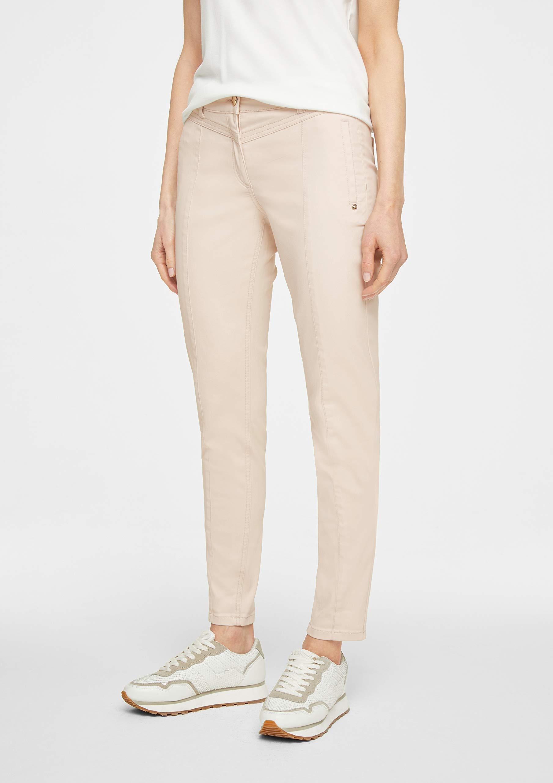 comma-trousers-stoffhose-sandfarben-schmal-gr-36 image 4