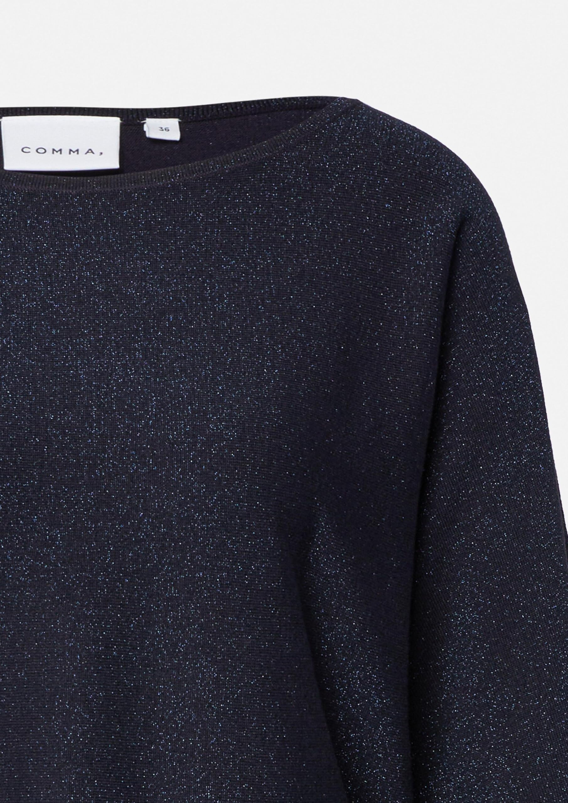 comma-feinstrick-pullover-glitzergarn-pullover-gr-36 image 5