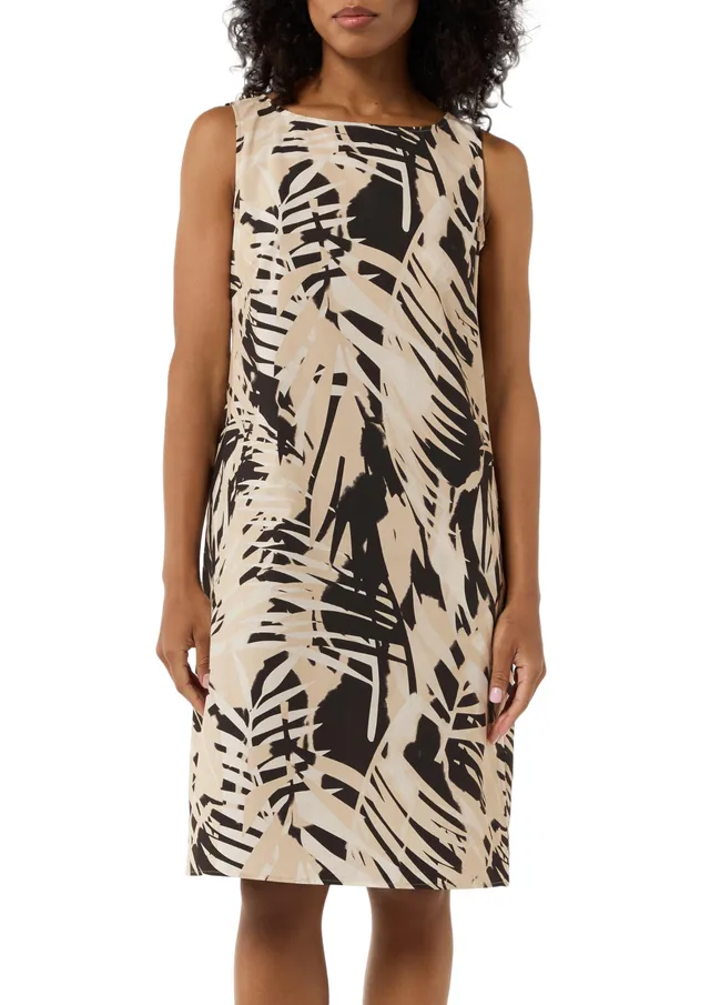 comma-dresses-baumwollkleid-relaxed-fit-schwarz-99a9 image 1
