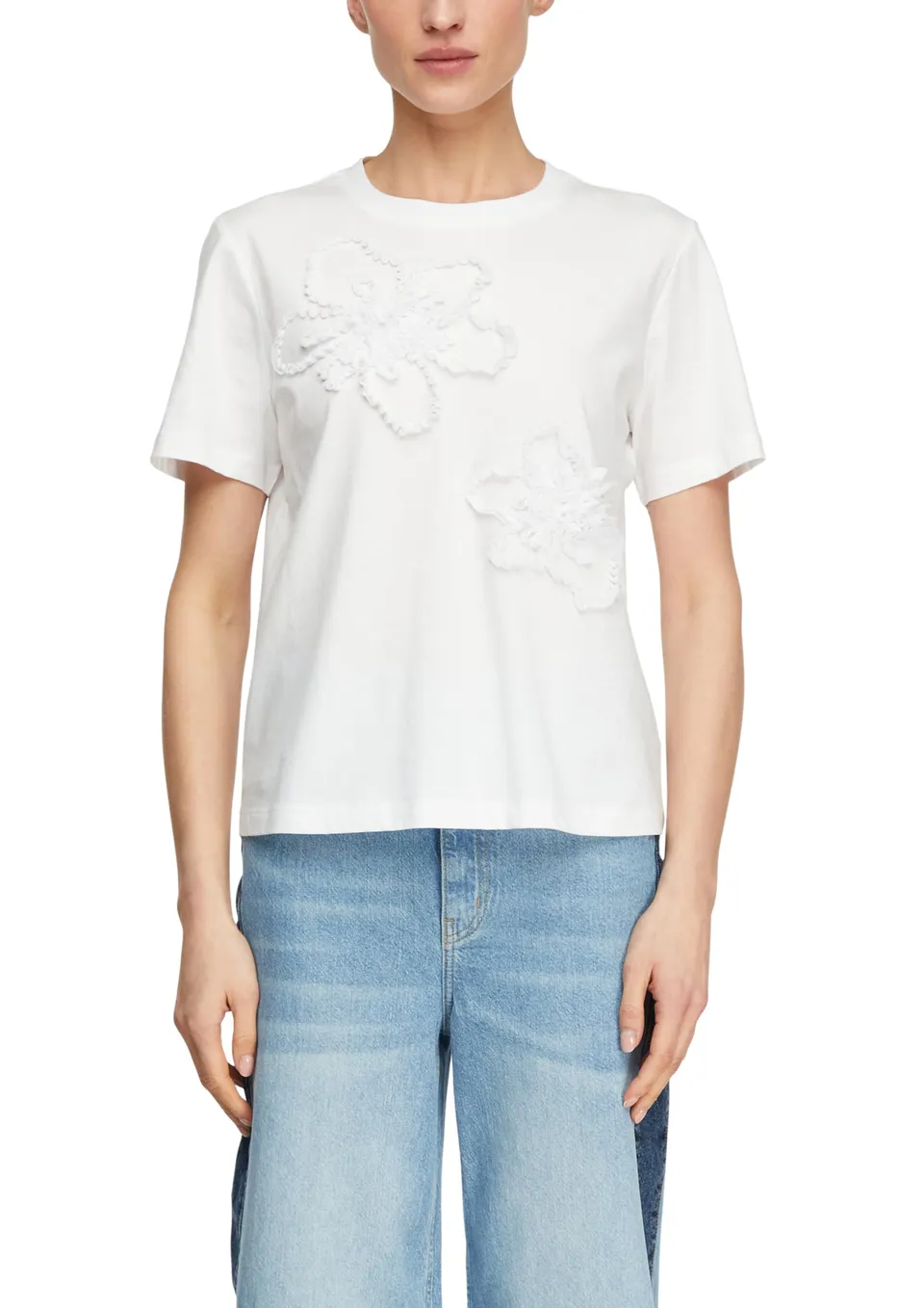 comma-t-shirt-blumenapplikationen-gr-e-36 image 1