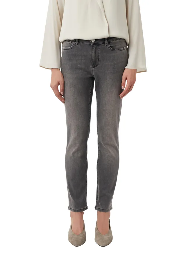 comma-slim-fit-jeans-damen-gr-46-stretch-schmuckknopf image 1