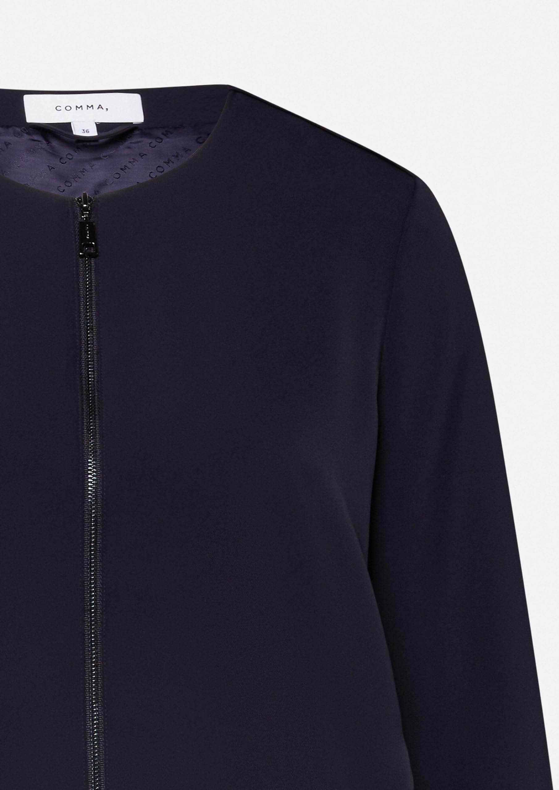 comma-indoor-jacke-boxy-gr-e-40-reissverschluss image 6