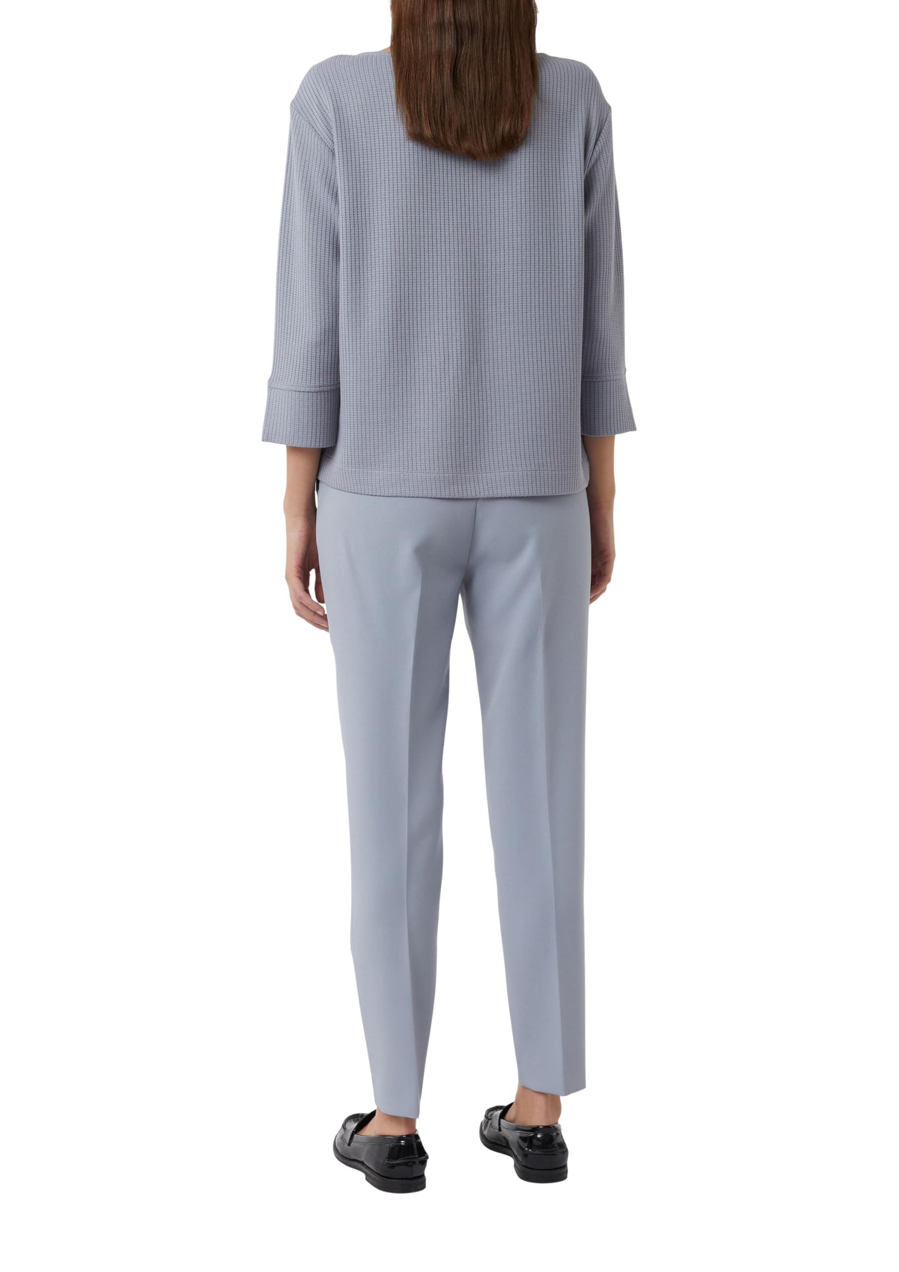 comma-sweatshirt-3-4-arm-damen-gr-42-u-boot-blau image 2