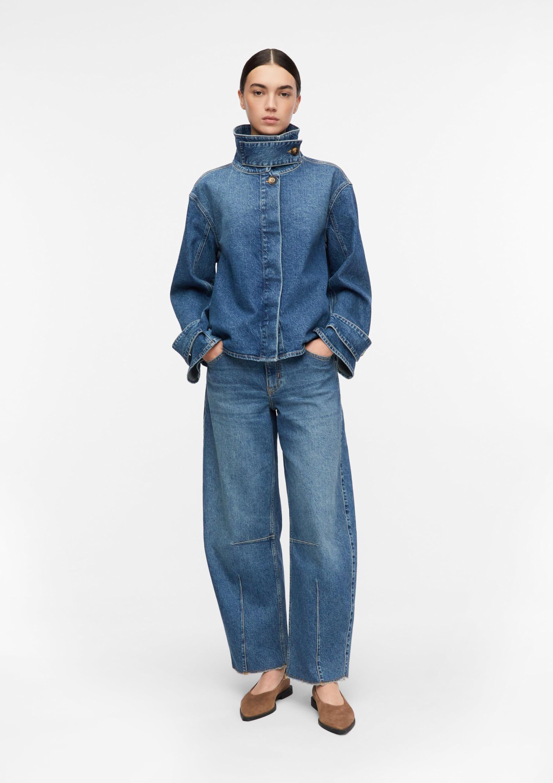comma-jeans-hose-barrel-leg-denim-weit-blau image 6