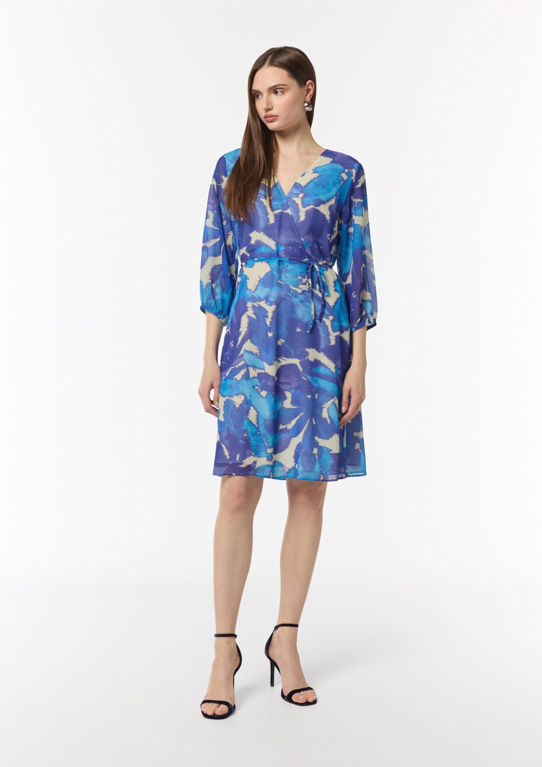 comma-chiffon-kleid-damen-himmelblau-gr-36-kurz image 5