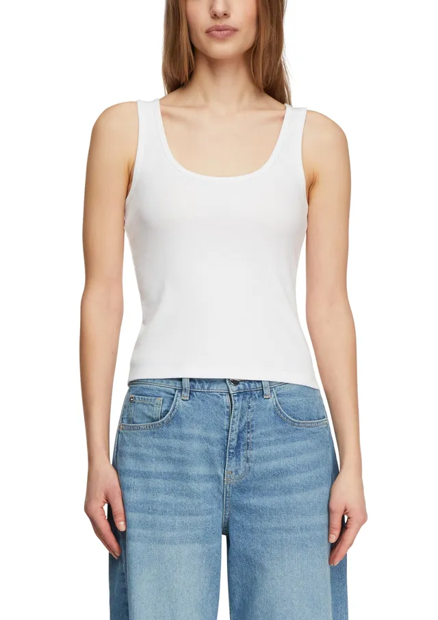 comma-tops-ripp-t-shirt-slim-fit-rundhals-gr-42 image 1