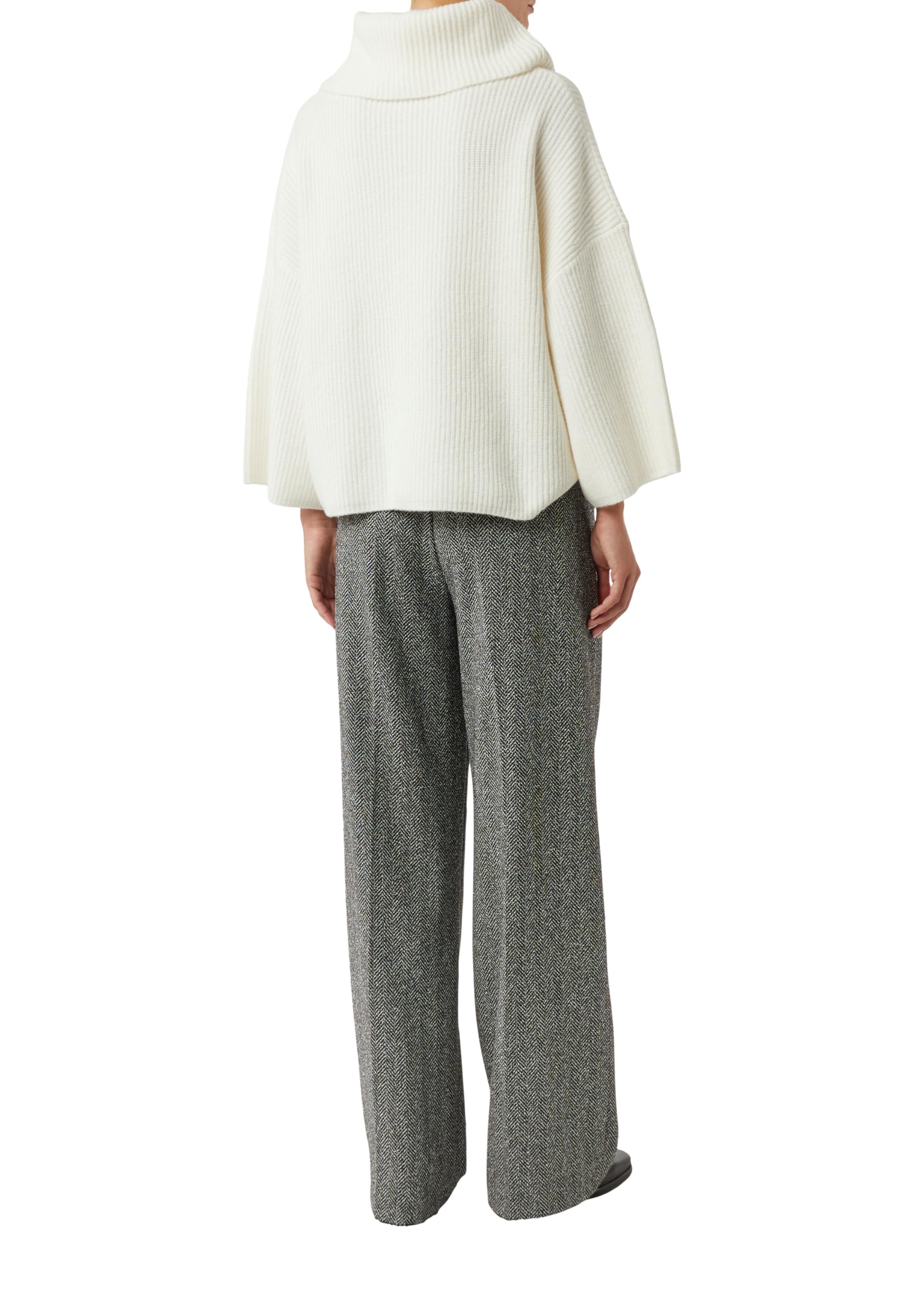 comma-2172911-poncho-damen-schiefergrau-mit-rollkragen image 2