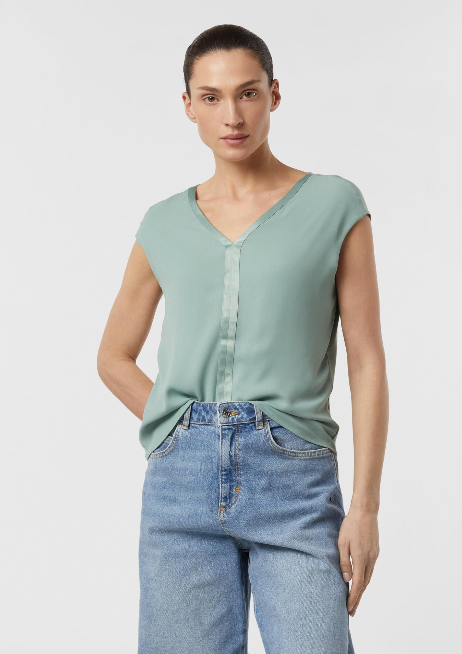 comma-t-shirt-tunika-ausschnitt-pastellgr-n-gr-40 image 6