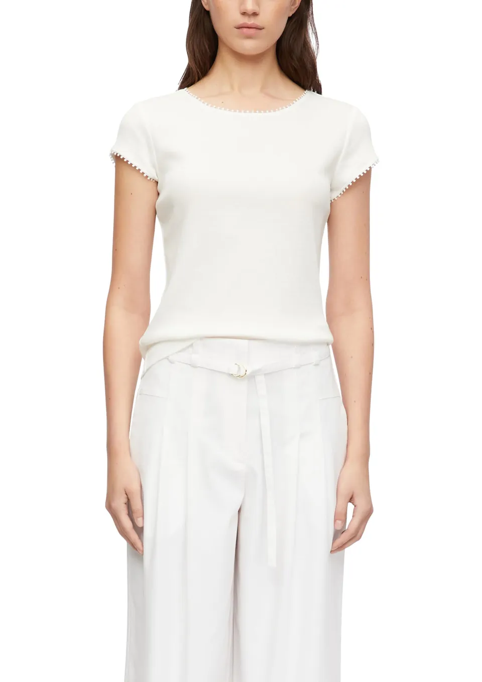 comma-tops-2180206-t-shirt-damen-gr-36-basic image 1
