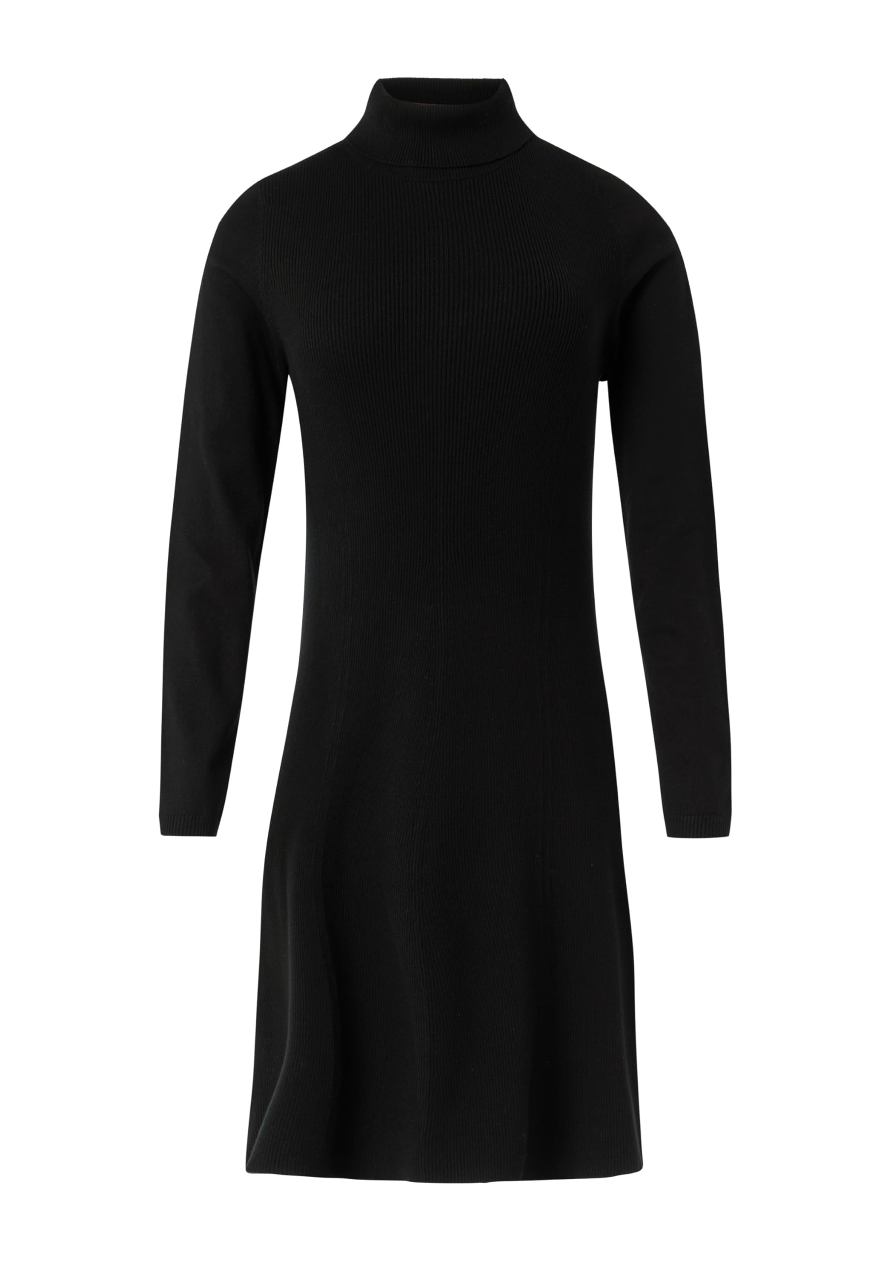 comma-rippstrickkleid-gr-38-schwarz-turtleneck-kurz image 3