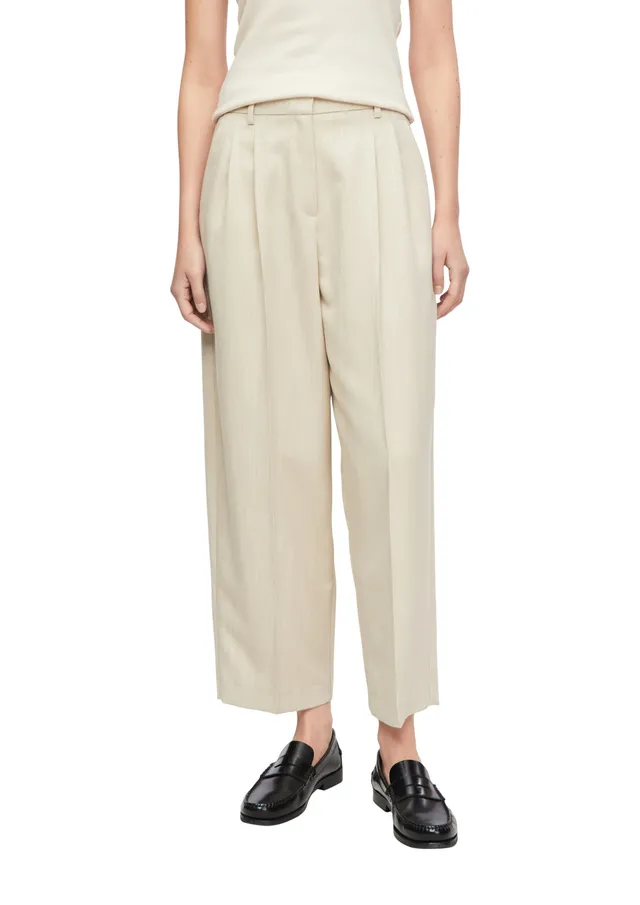 comma-trousers-bundfaltenhose-32-helles-beige-barrel image 1