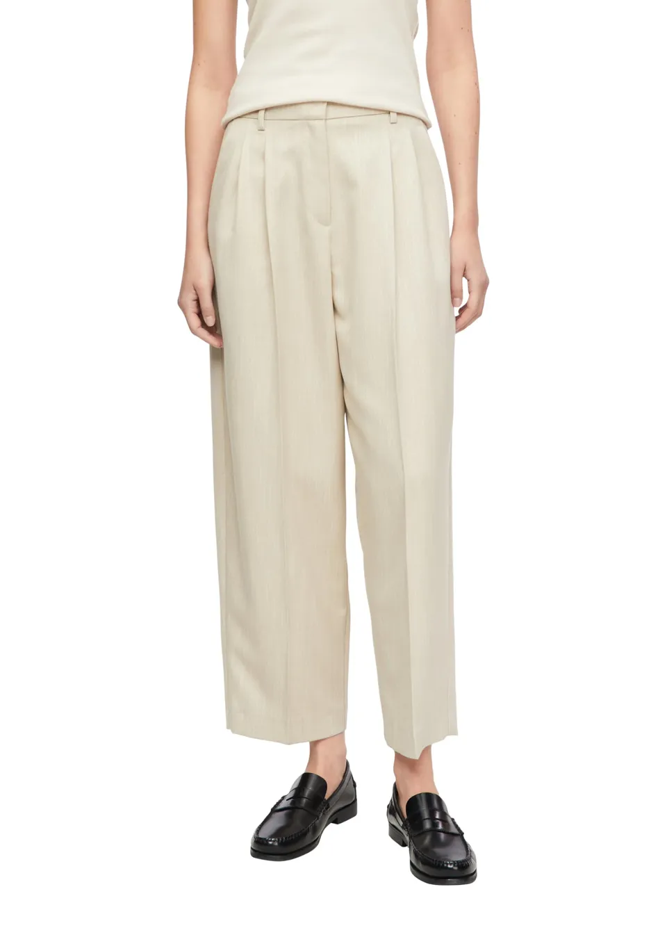 comma-trousers-bundfaltenhose-32-helles-beige-barrel image 1
