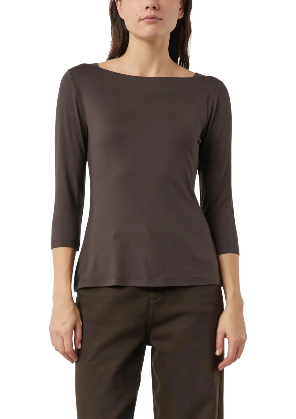 comma-viskoseshirt-slim-fit-3-4-rmel-gr-44 image 1