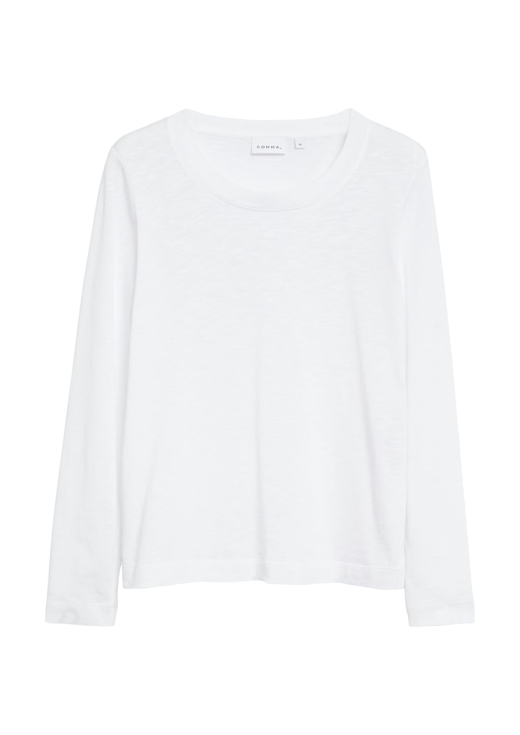 comma-tops-t-shirt-langarm-2177491-basic-schwarz image 4