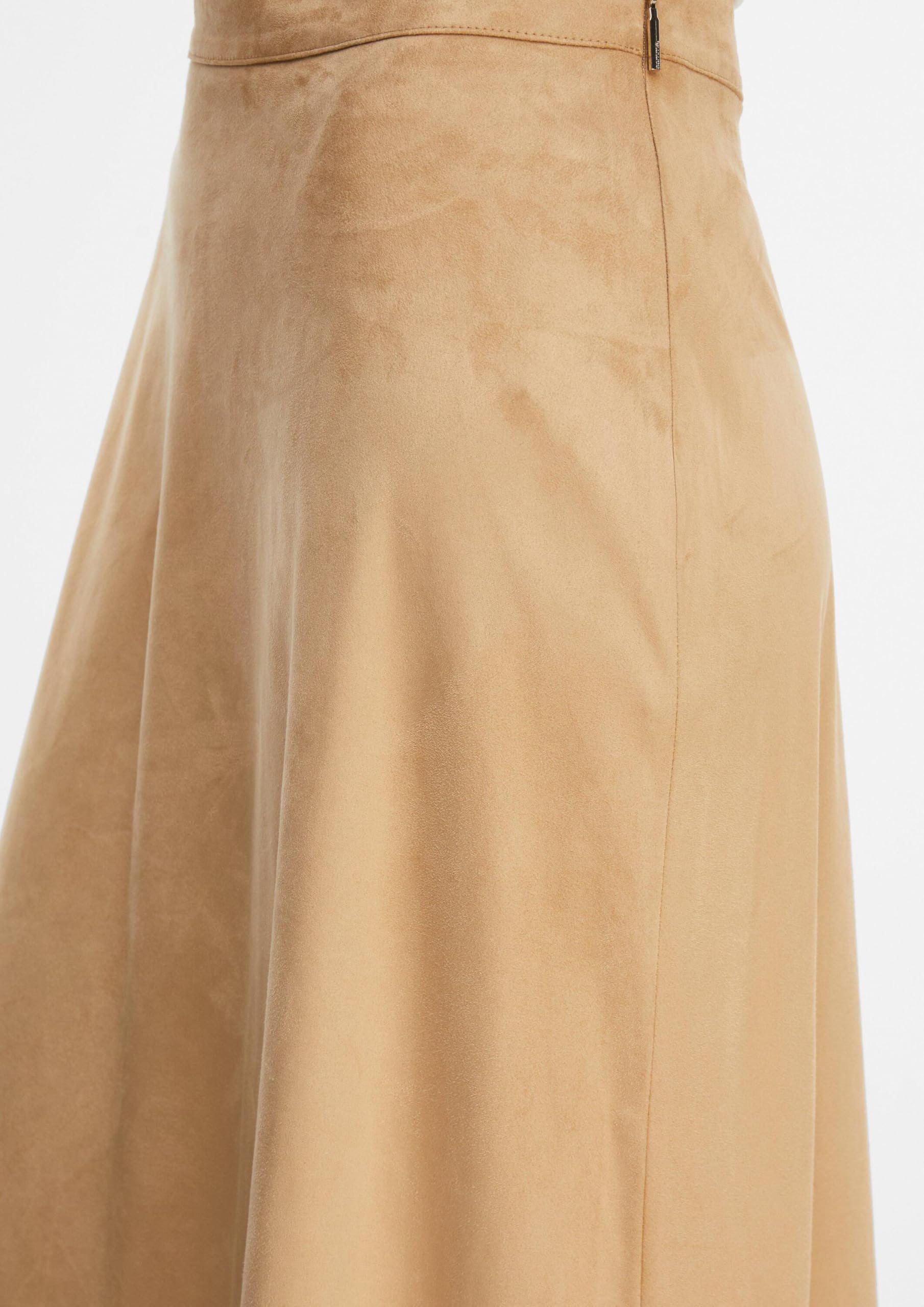 comma-skirts-midirock-damen-a-shape-gr-e-36-veloursleder image 5