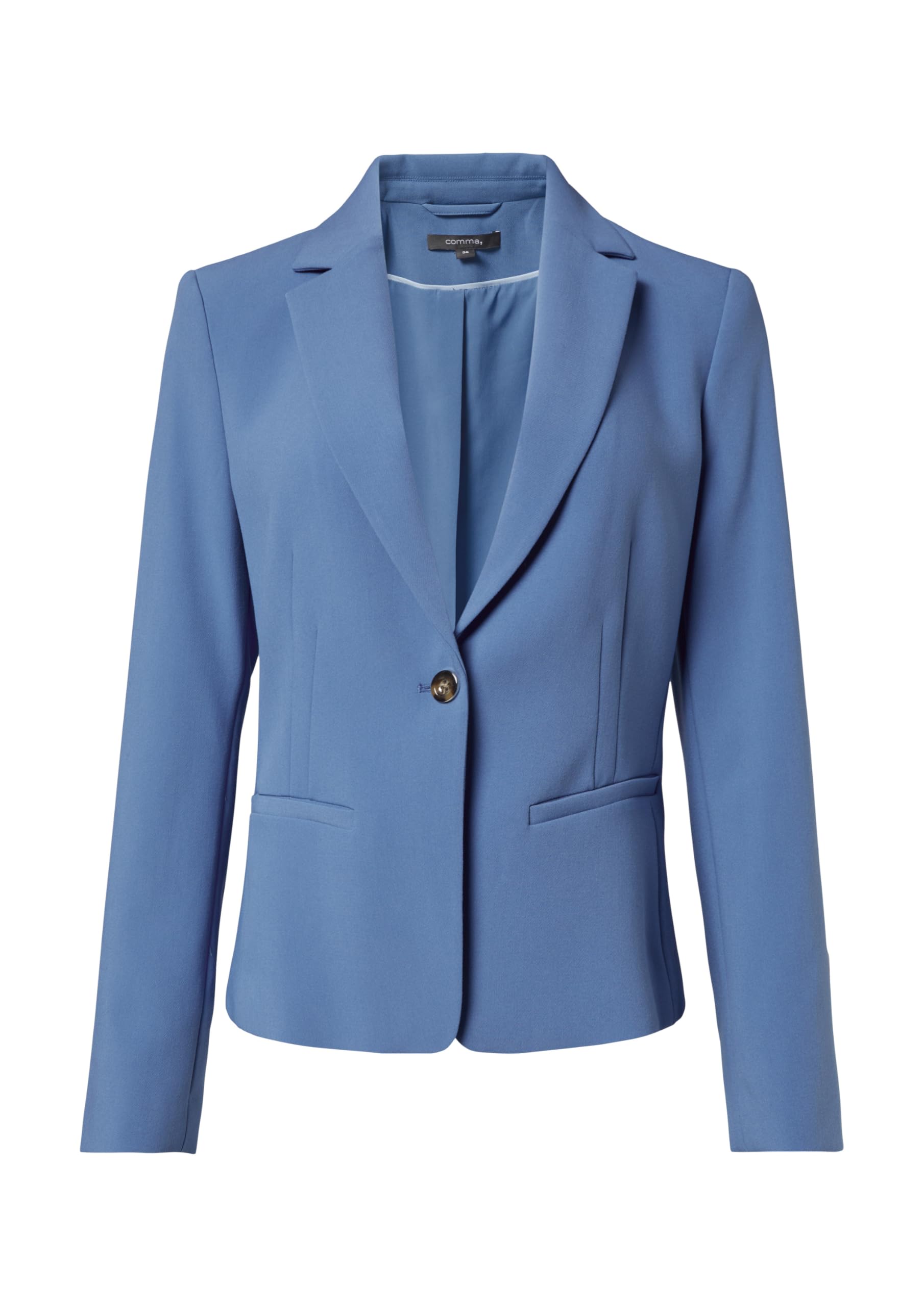 comma-kurzblazer-reverskragen-damenblazer-blau-gr-44 image 3