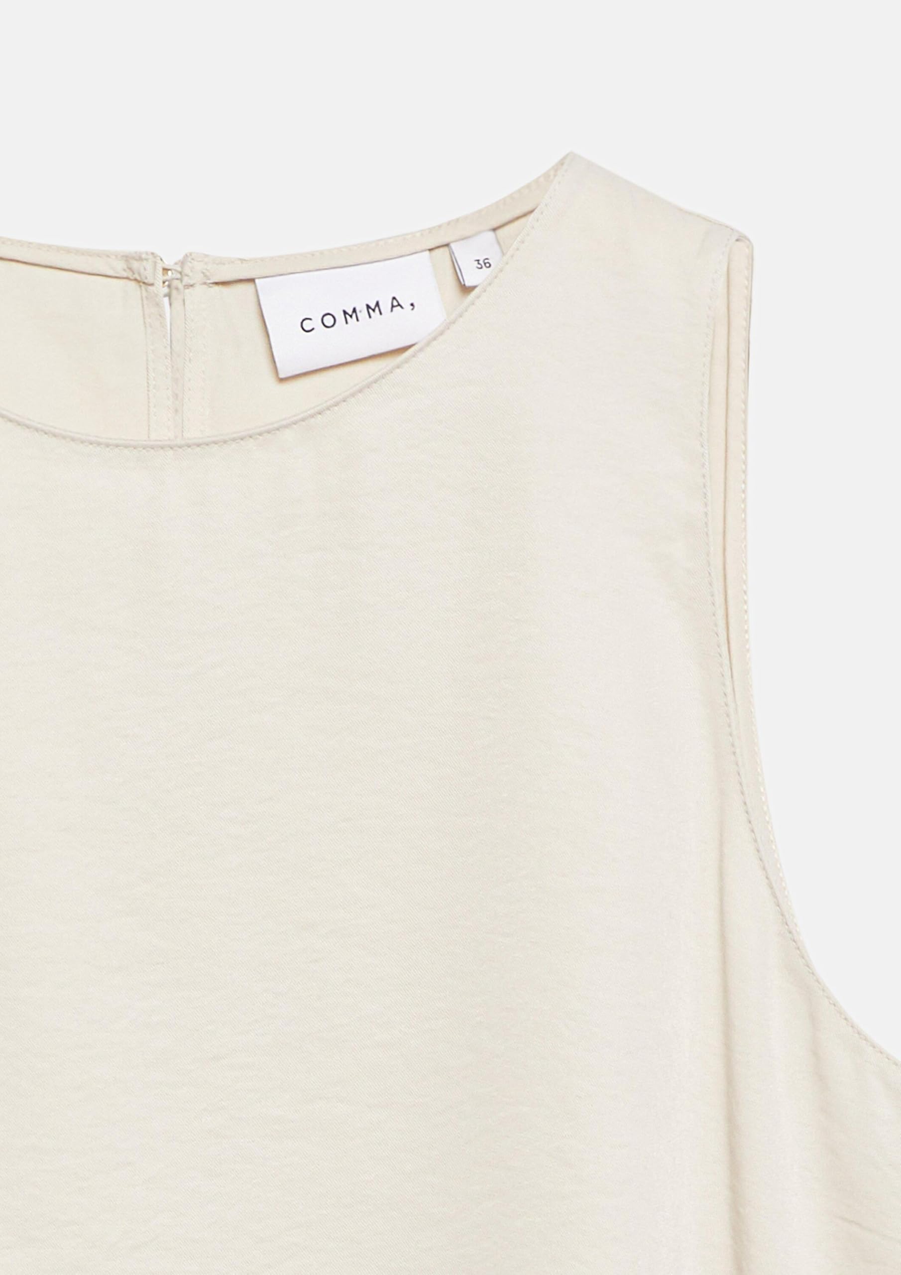 comma-blouses-damenbluse-rmellos-samt-satin-rundhals image 5