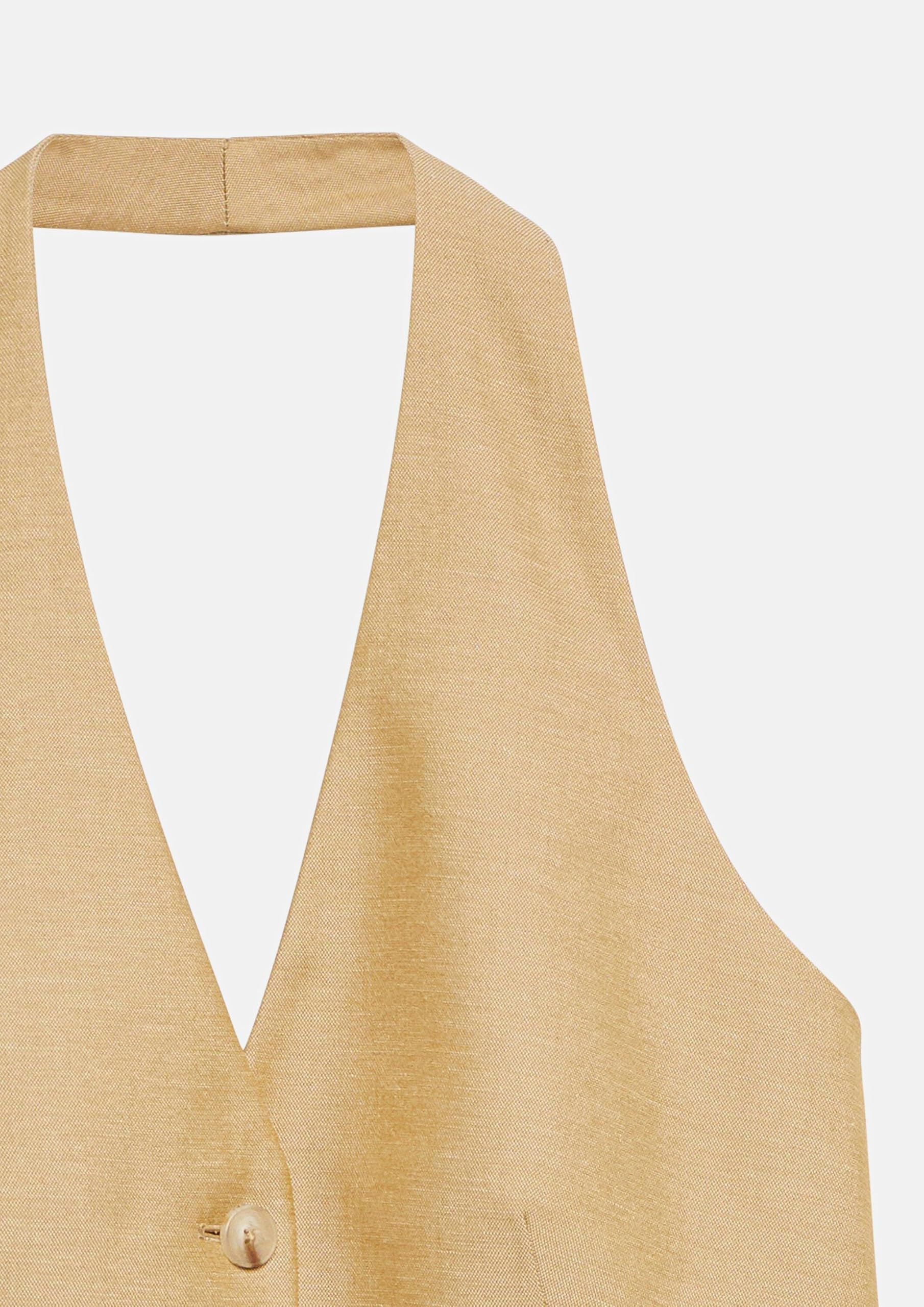 comma-indoor-weste-neckholder-leinenmix-gr-e-36-sandstein image 5