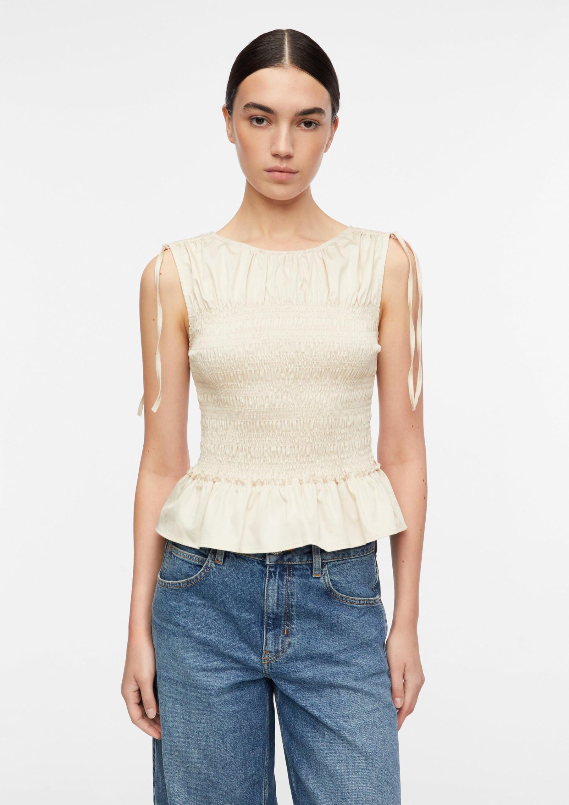 comma-bluse-damen-2180557-rmellos-beige-gr-34 image 6