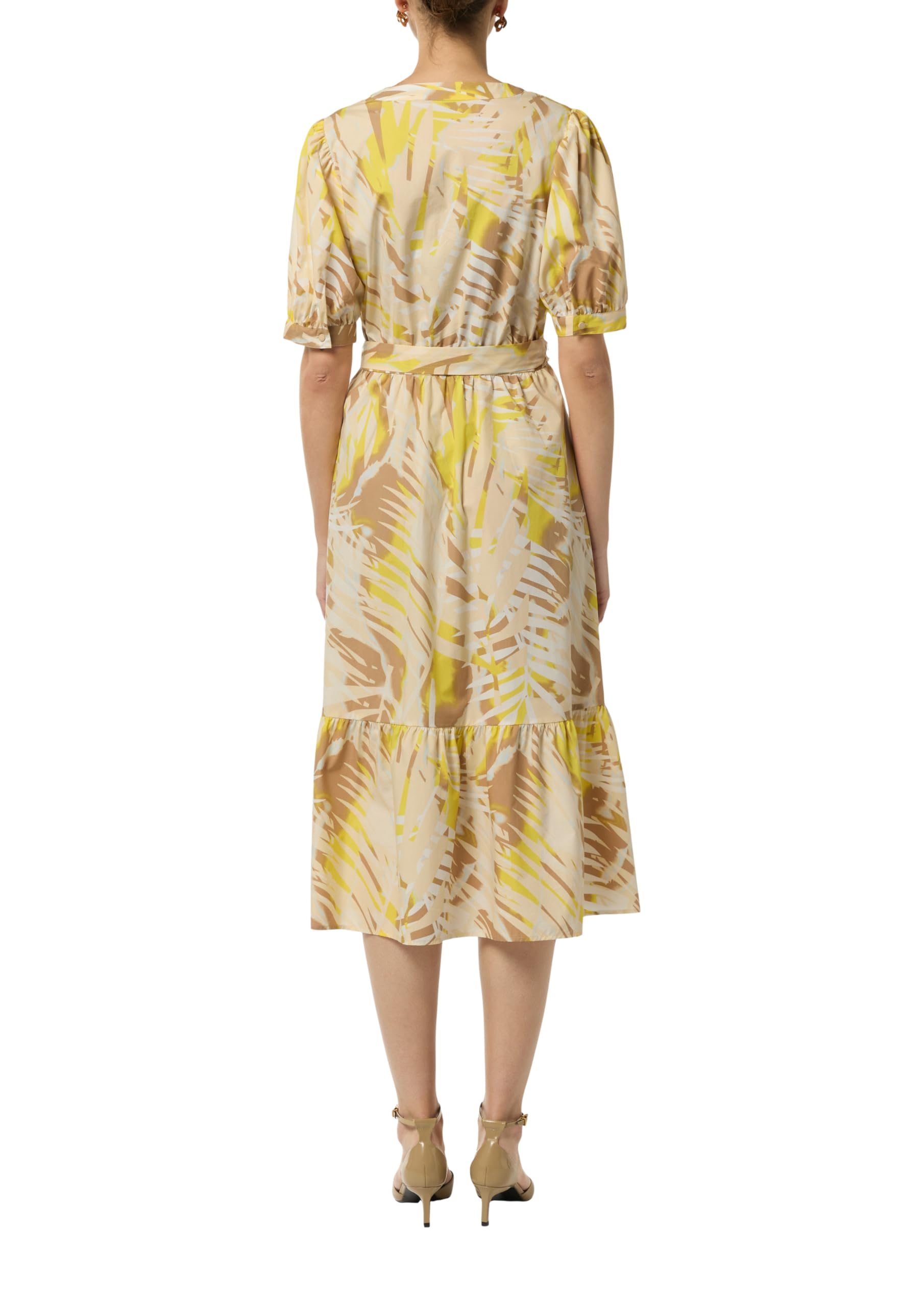 comma-baumwoll-kleid-puff-rmel-maxi-gr-46 image 2