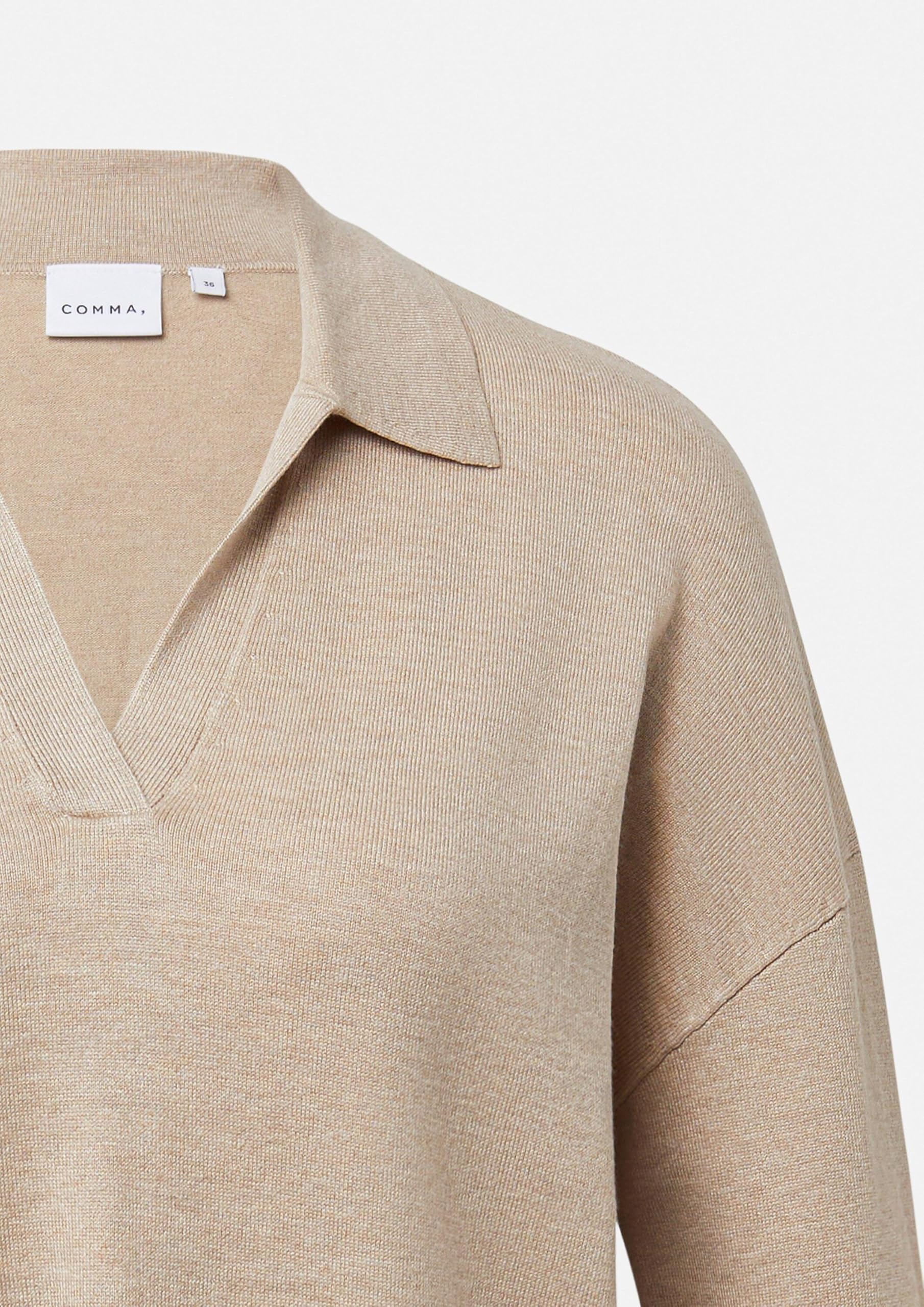 comma-feinstrickpullover-polo-viskosemix-gr-46 image 5