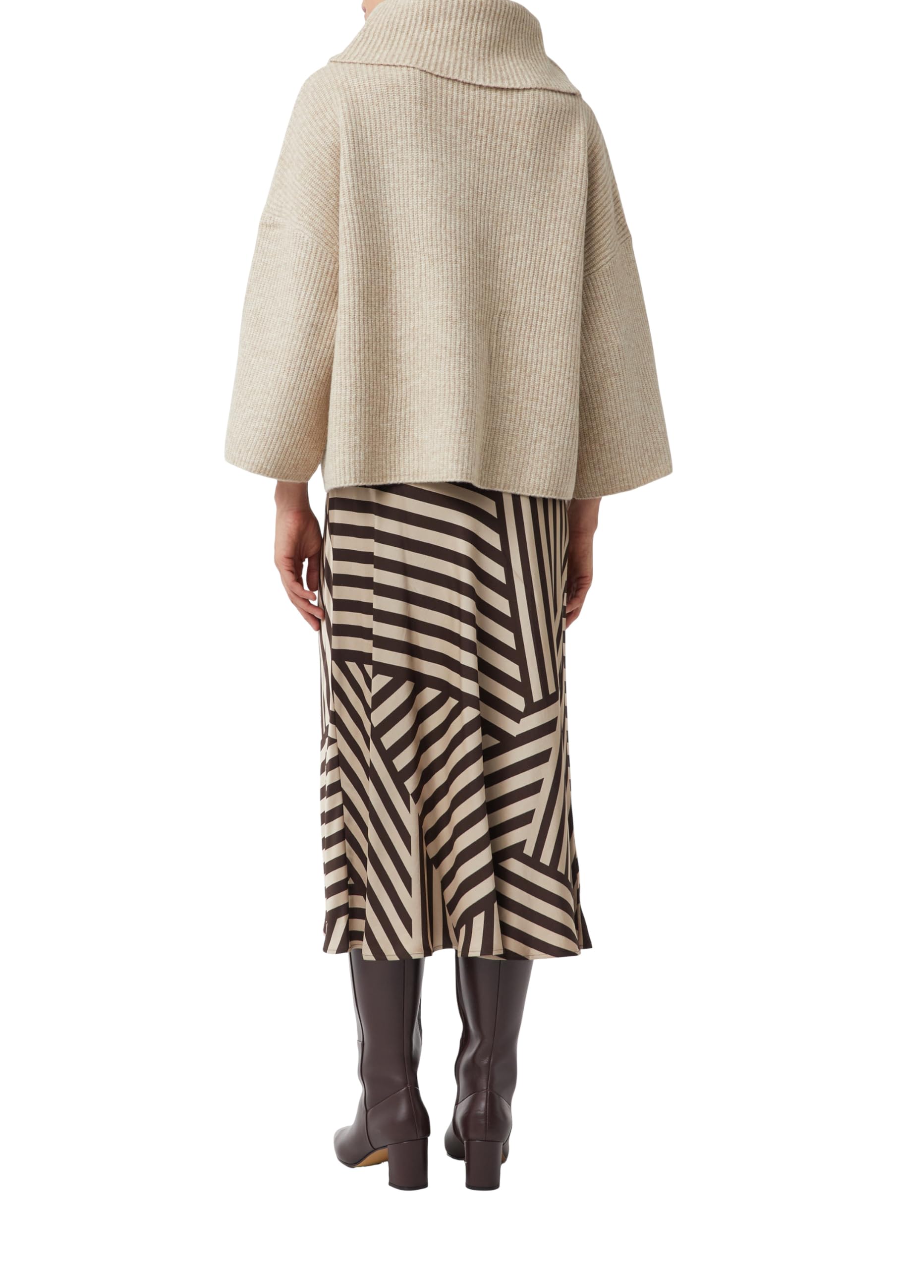 comma-poncho-pullover-boxy-fit-sandfarben-gr-xl image 2