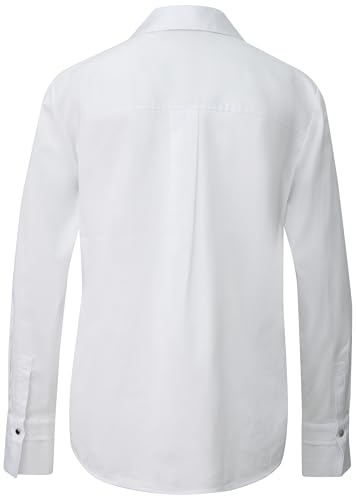 comma-bluse-damen-langarm-baumwollmix-hemdbluse image 4