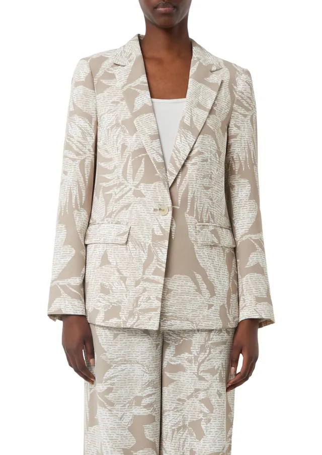 comma-cr-pe-blazer-print-blazer-gr-e-40 image 1
