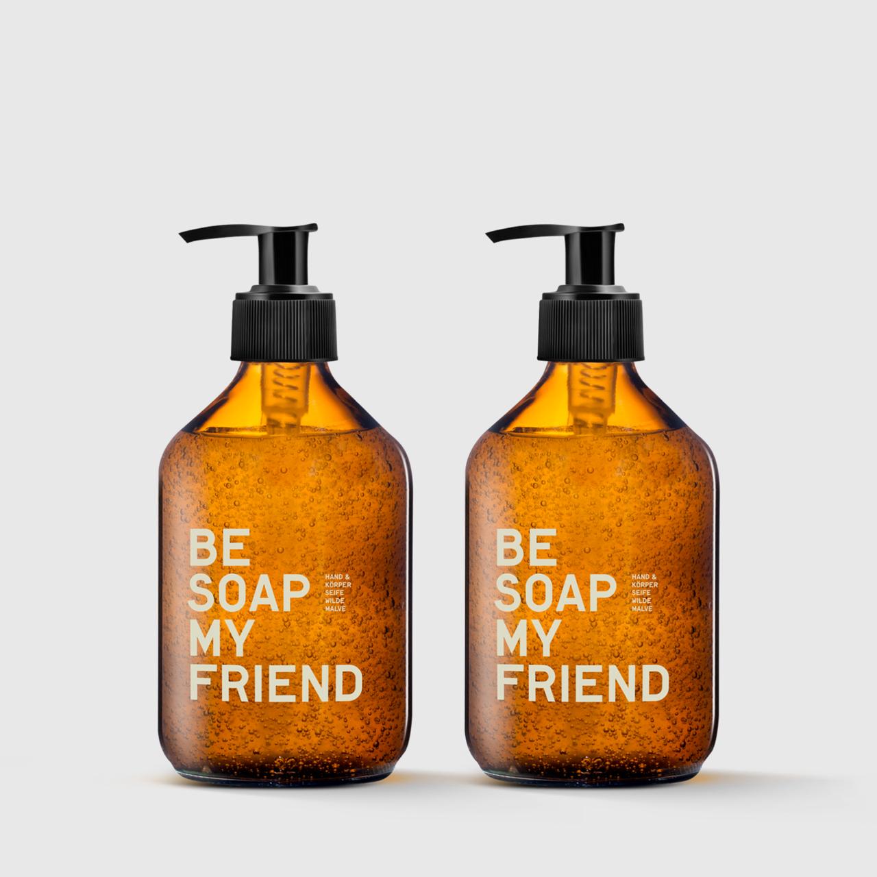 be-my-friend-be-soap-bundle-hand-k-rperseife-malve-2x300ml image 1