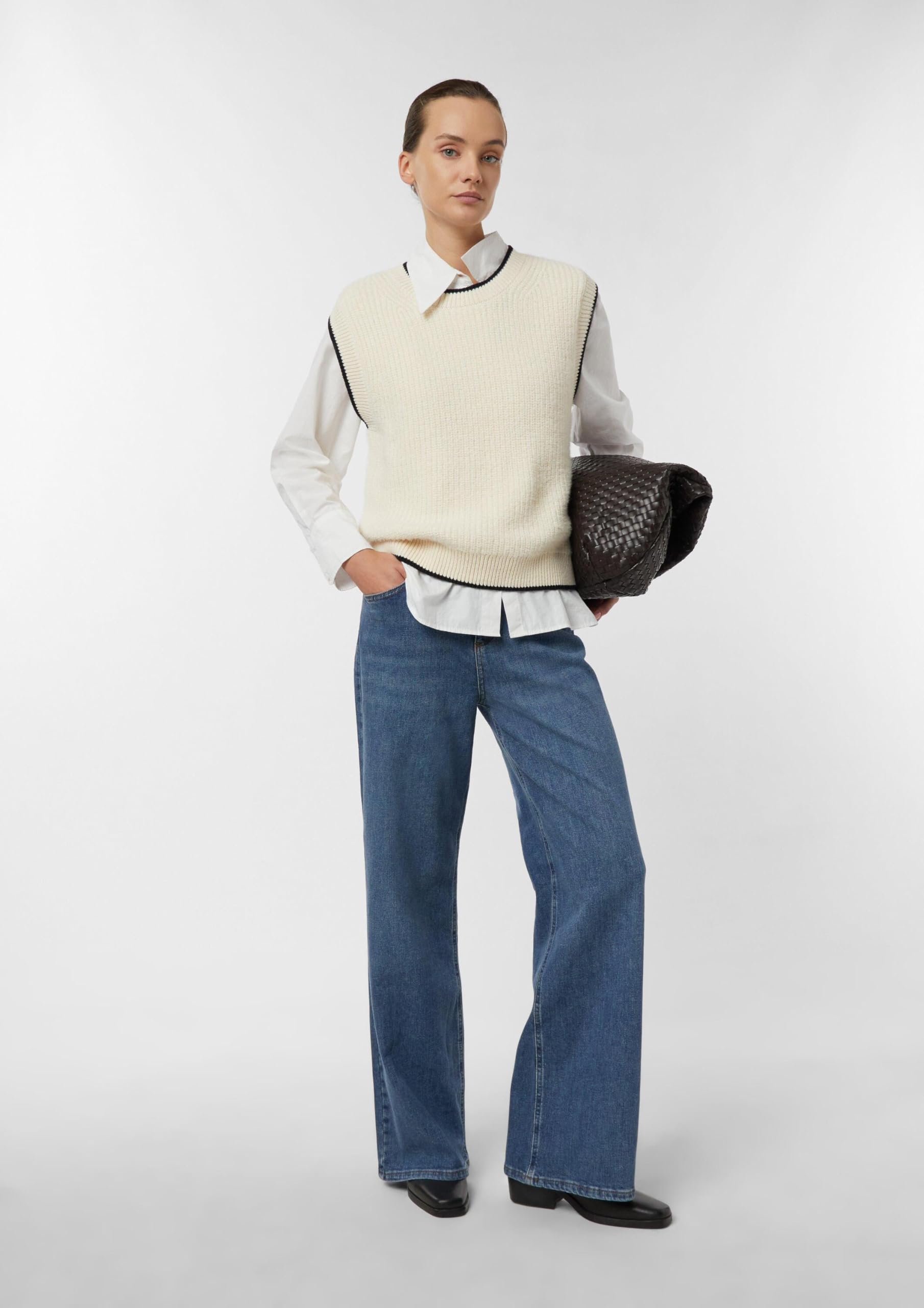 comma-jeans-elastische-wide-leg-jeans-gr-e-42 image 3
