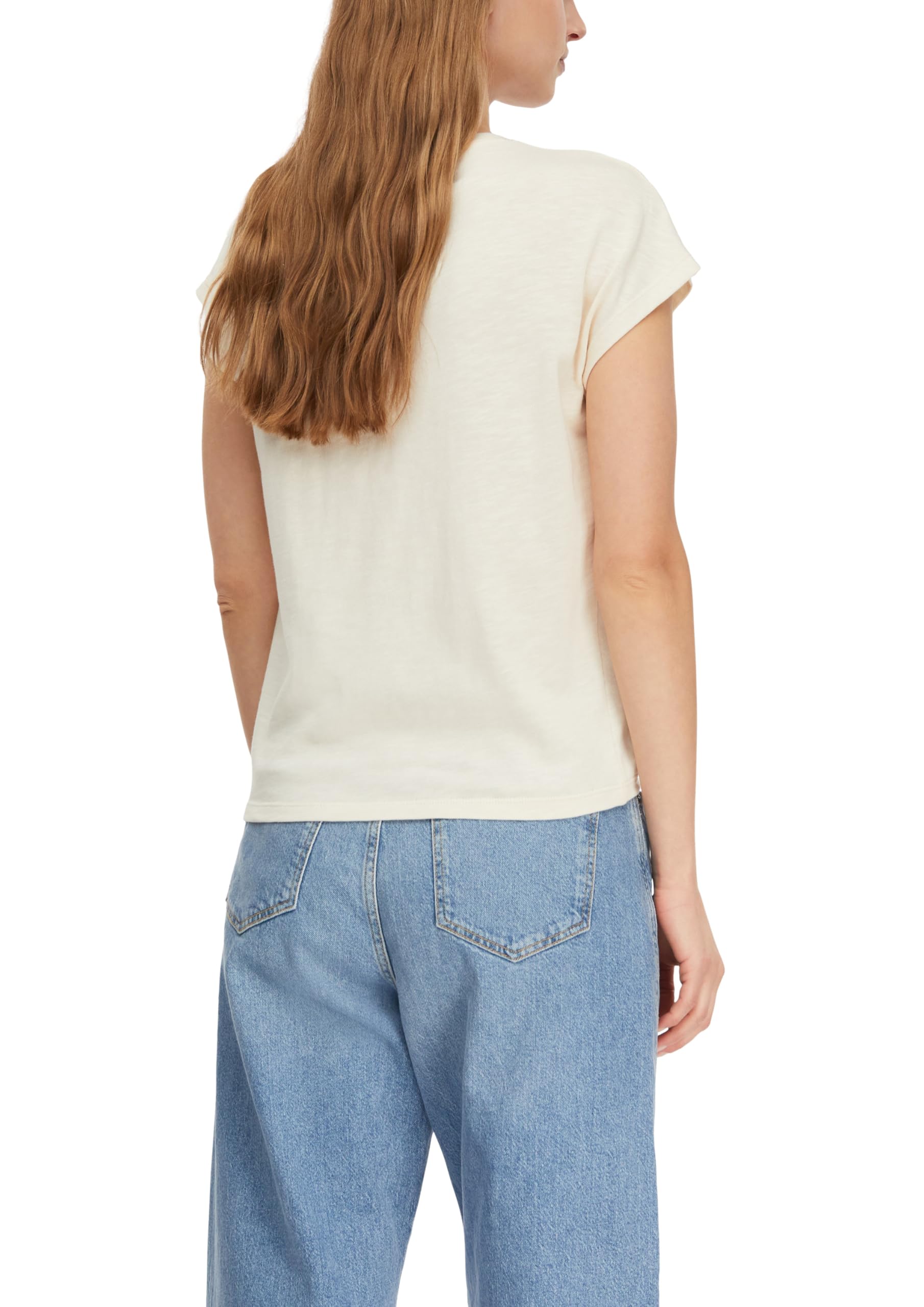comma-tops-t-shirt-gr-42-regular-rundhals-wei image 2