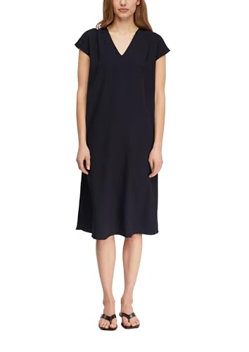 comma-dresses-midikleid-v-ausschnitt-loose-fit-gr-e-40-mit-bindeg-rtel image 8