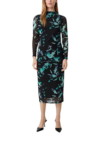 comma-midikleid-mesh-gr-38-kleid-slim-fit-allover-print image 7