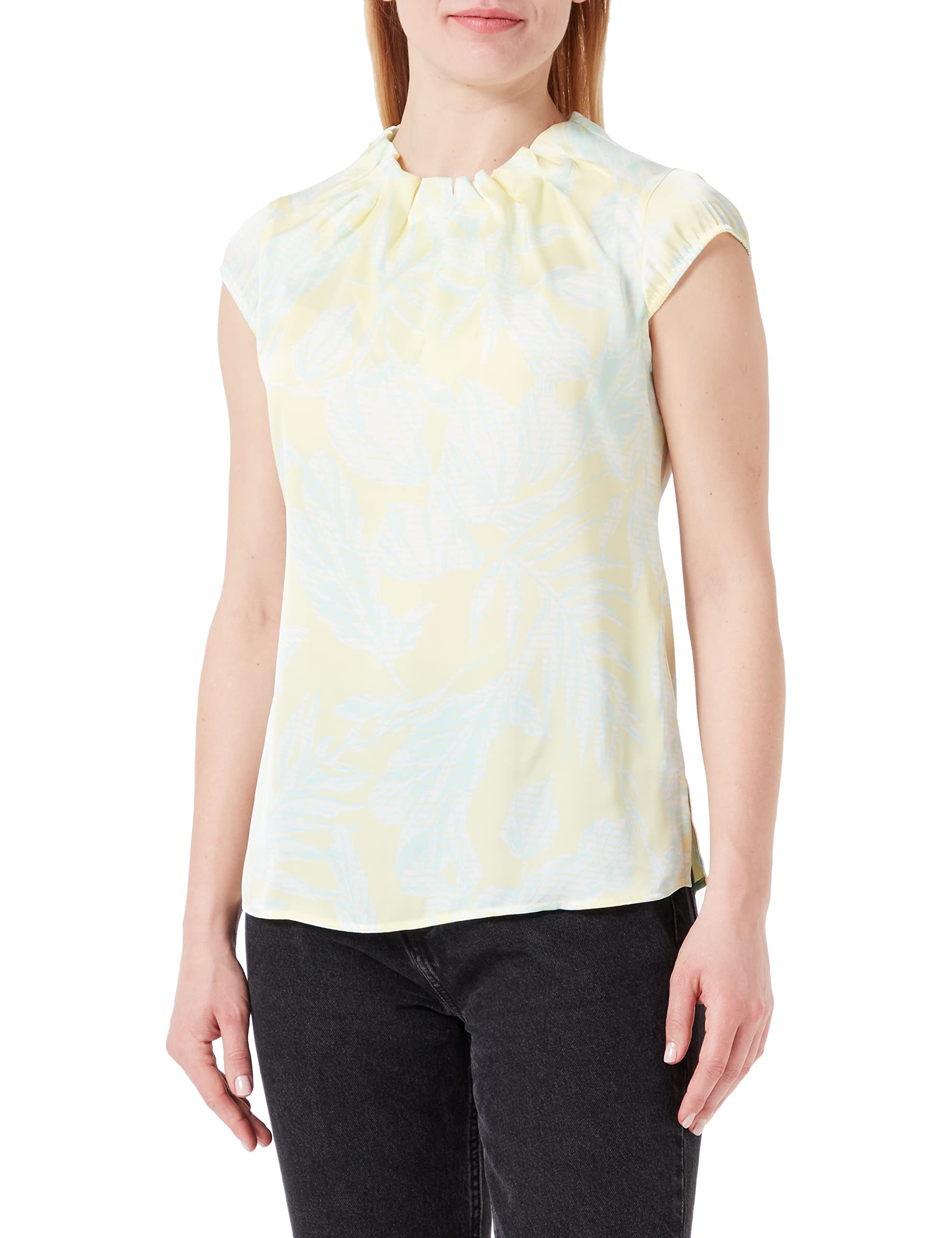 comma-blouses-kurzarm-bluse-wei-gr-40-business image 8