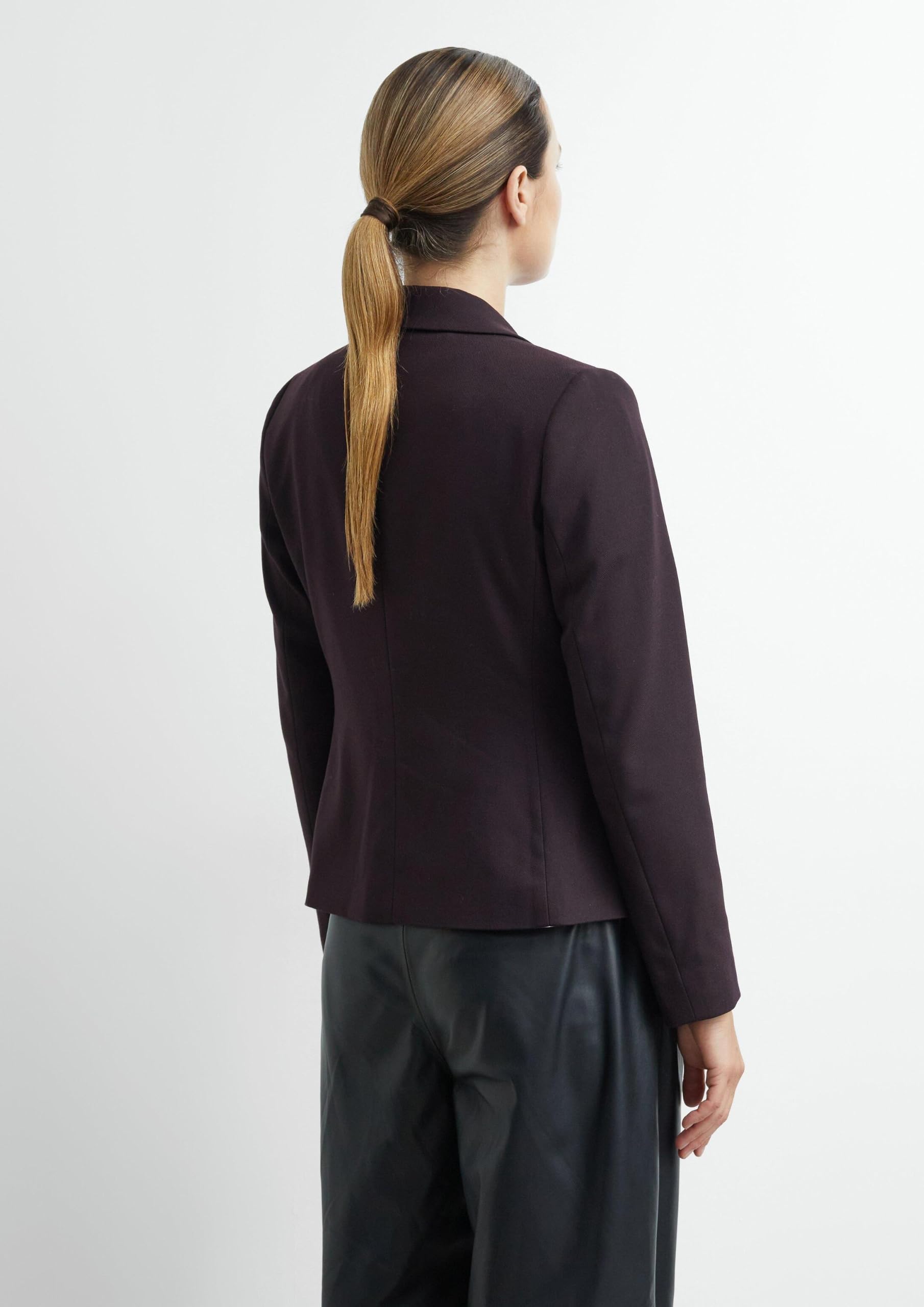 comma-blazer-damen-48-aubergine-antailliert-reverskragen image 7