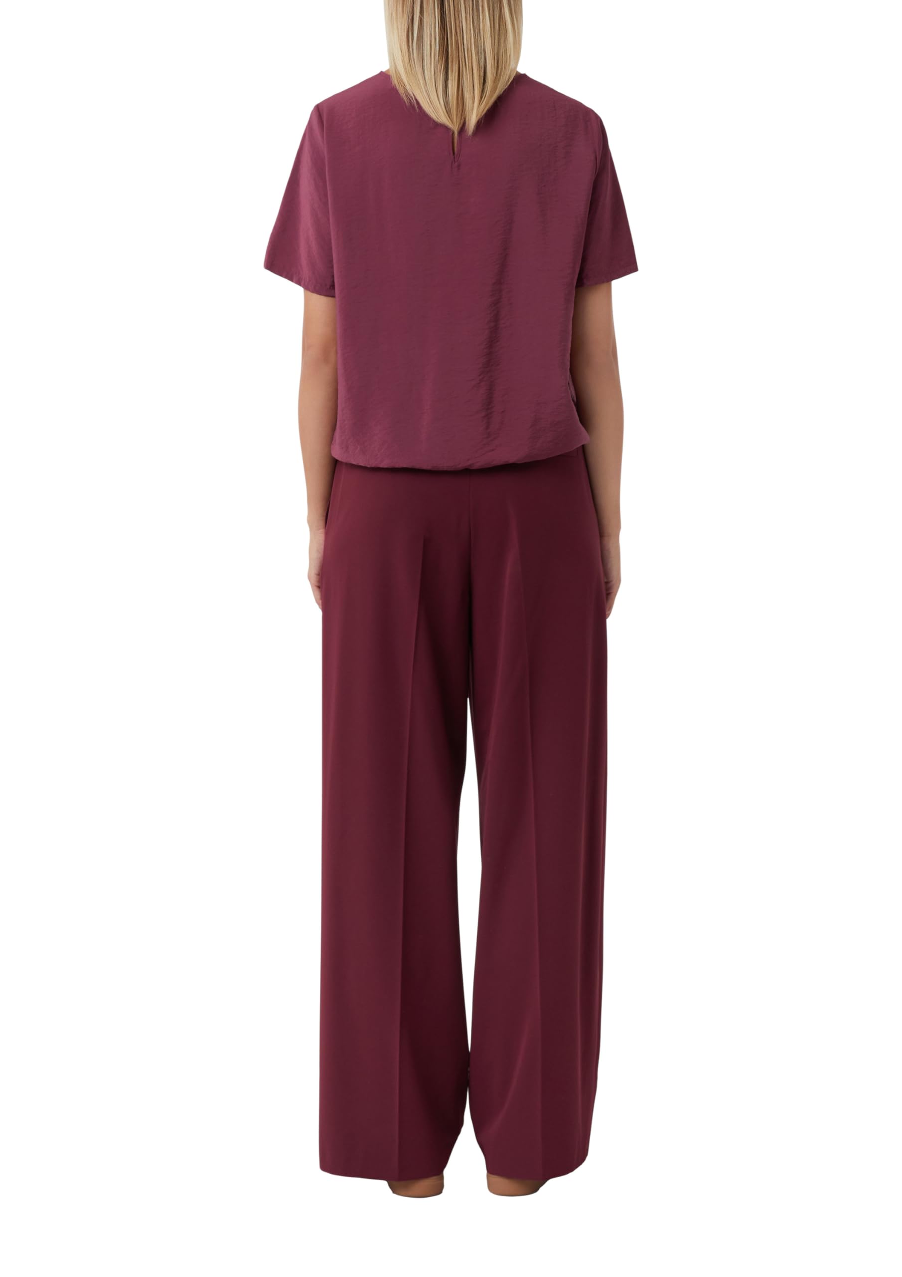 comma-kurz-rmelige-bluse-mit-raffung-regulierbarer-saum image 2