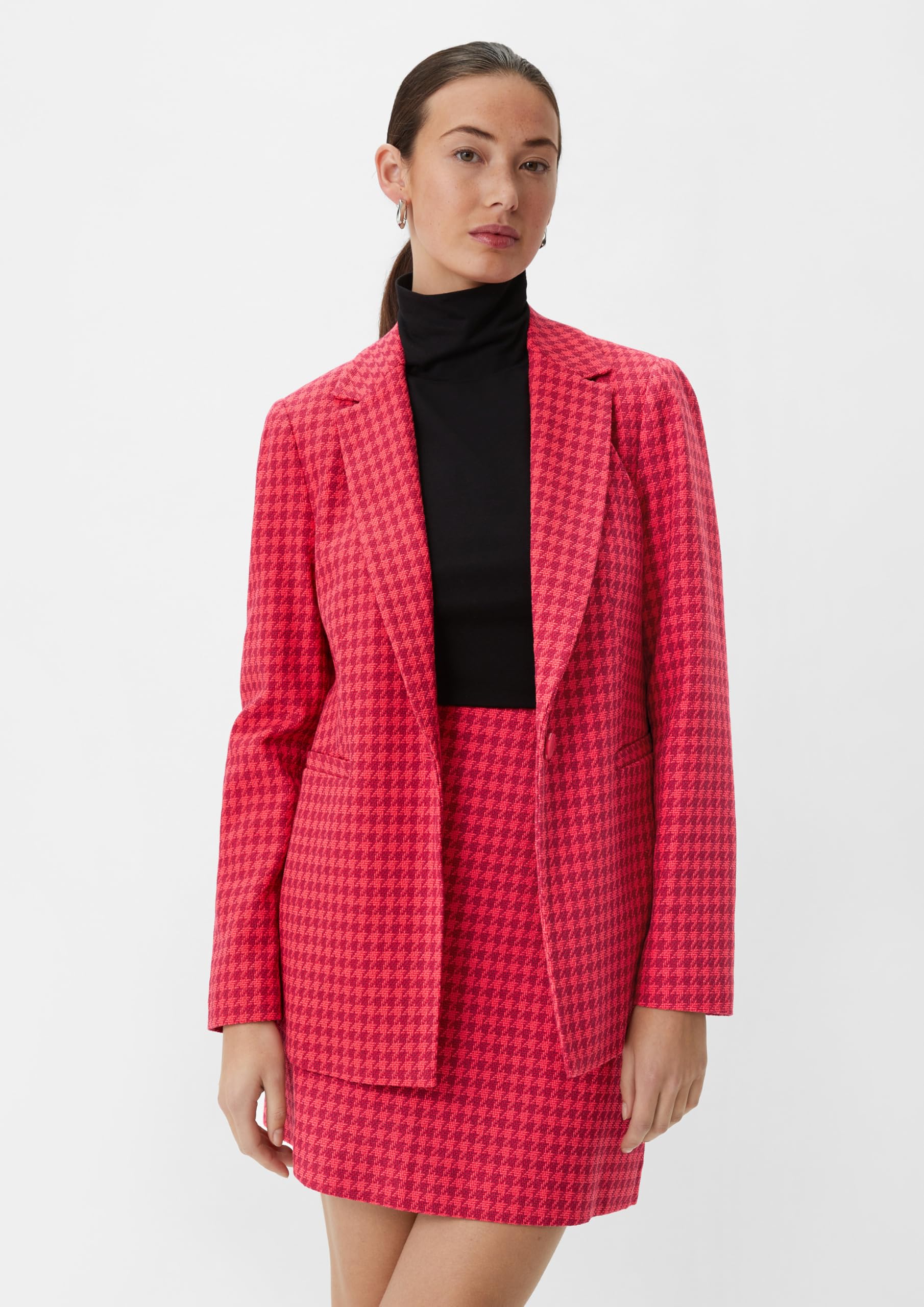 comma-blazers-dobby-blazer-hahnentritt-muster image 5