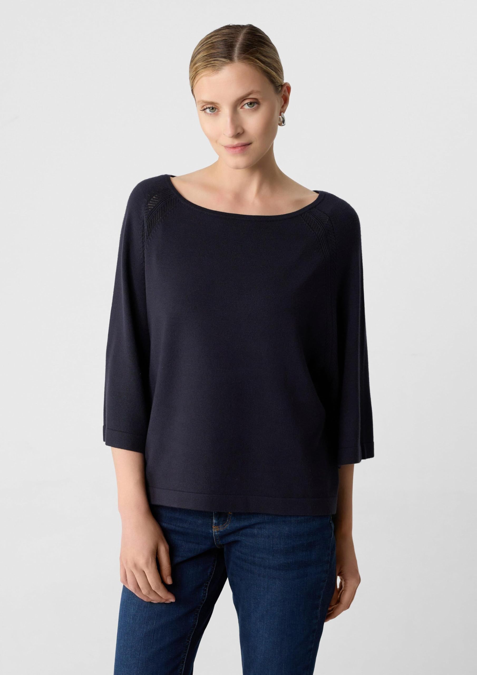 comma-knitwear-oversized-feinstrick-pullover-s-beige image 3