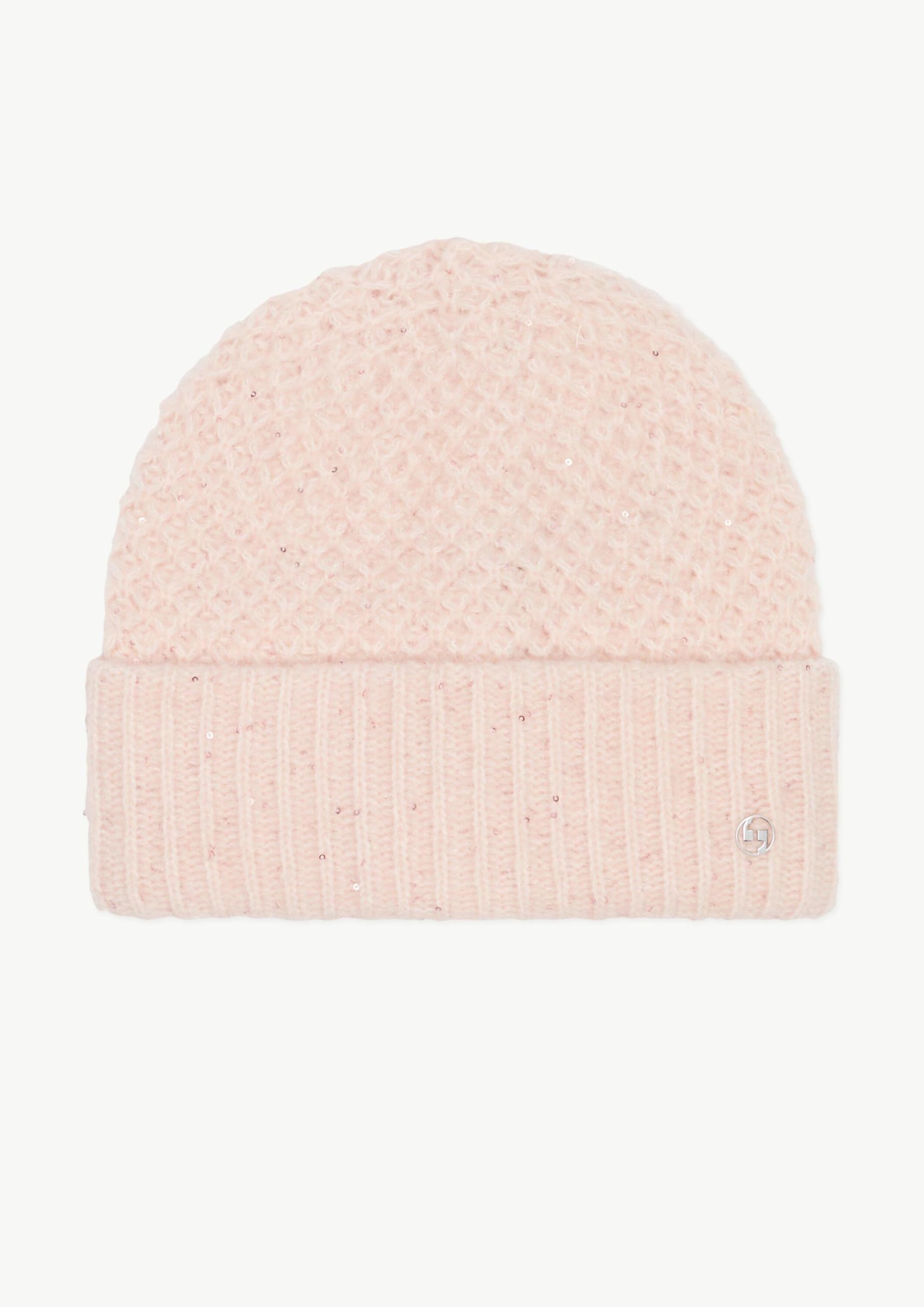 comma-2158685-strickm-tze-pailletten-damen-m-tze-rosa image 4