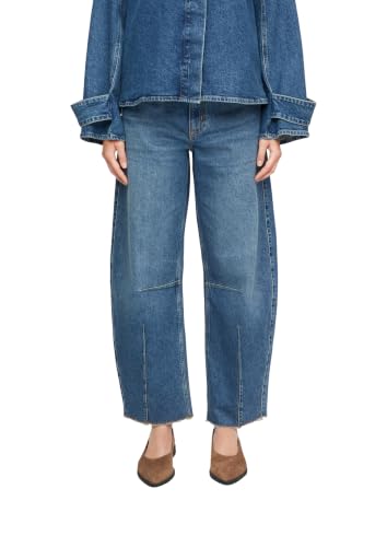 comma-jeans-hose-barrel-leg-denim-weit-blau image 8