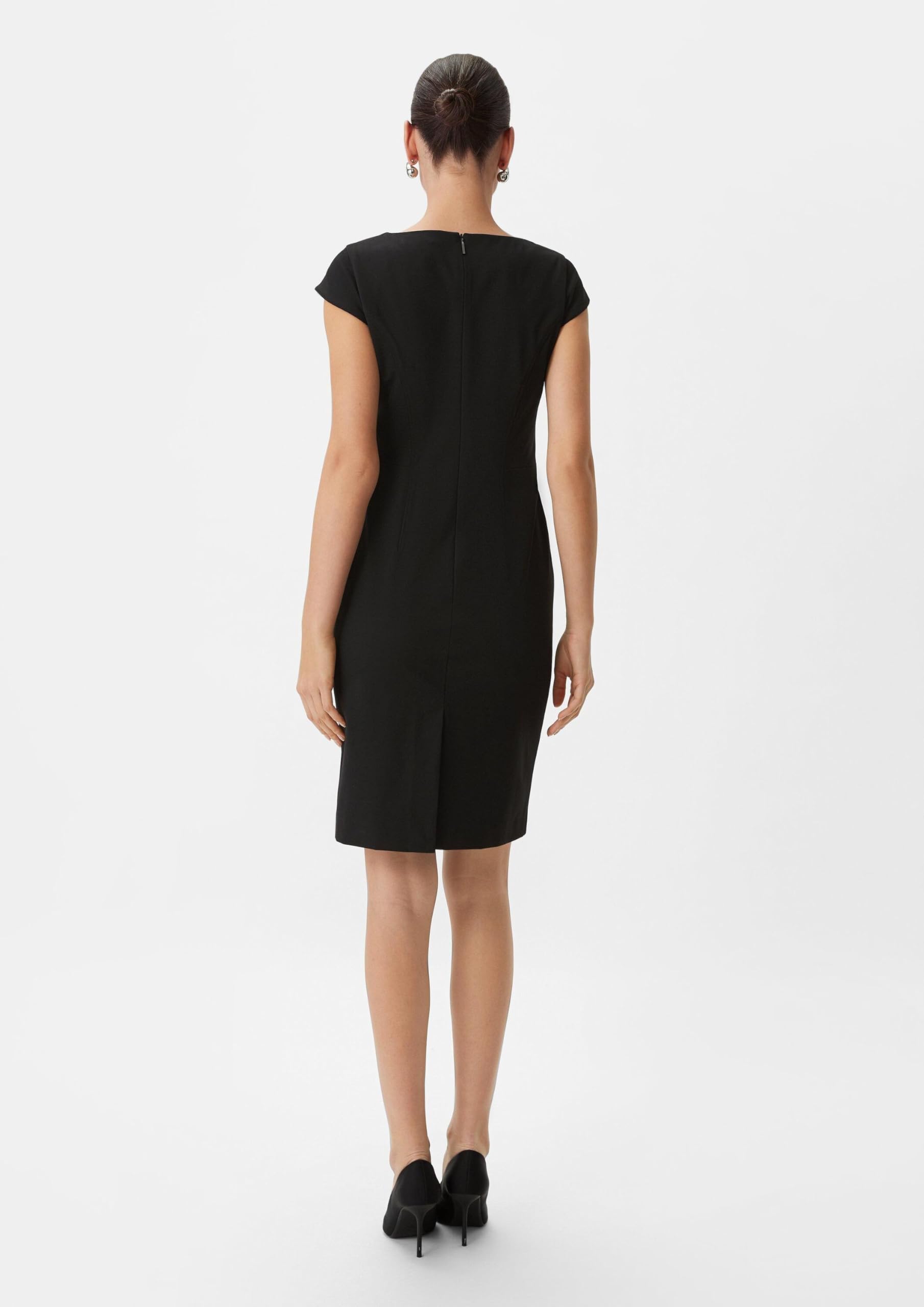 comma-kleid-damen-navy-kapp-rmel-dress-gr-34-46 image 6
